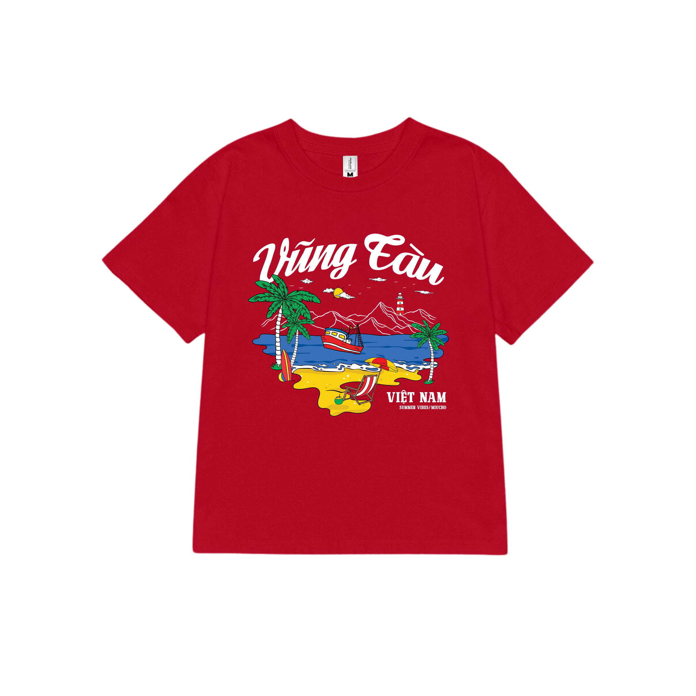 Áo thun baby tee form ôm xinh xắn ABD1271 Miucho tay ngắn cổ tròn in hình Vũng Tàu_thumbnail_13