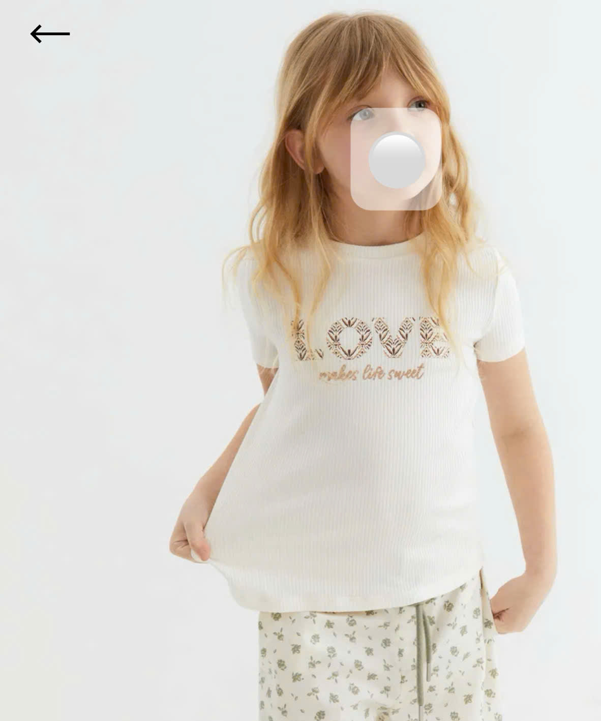 Áo thun bé gái " GJ "  - A288