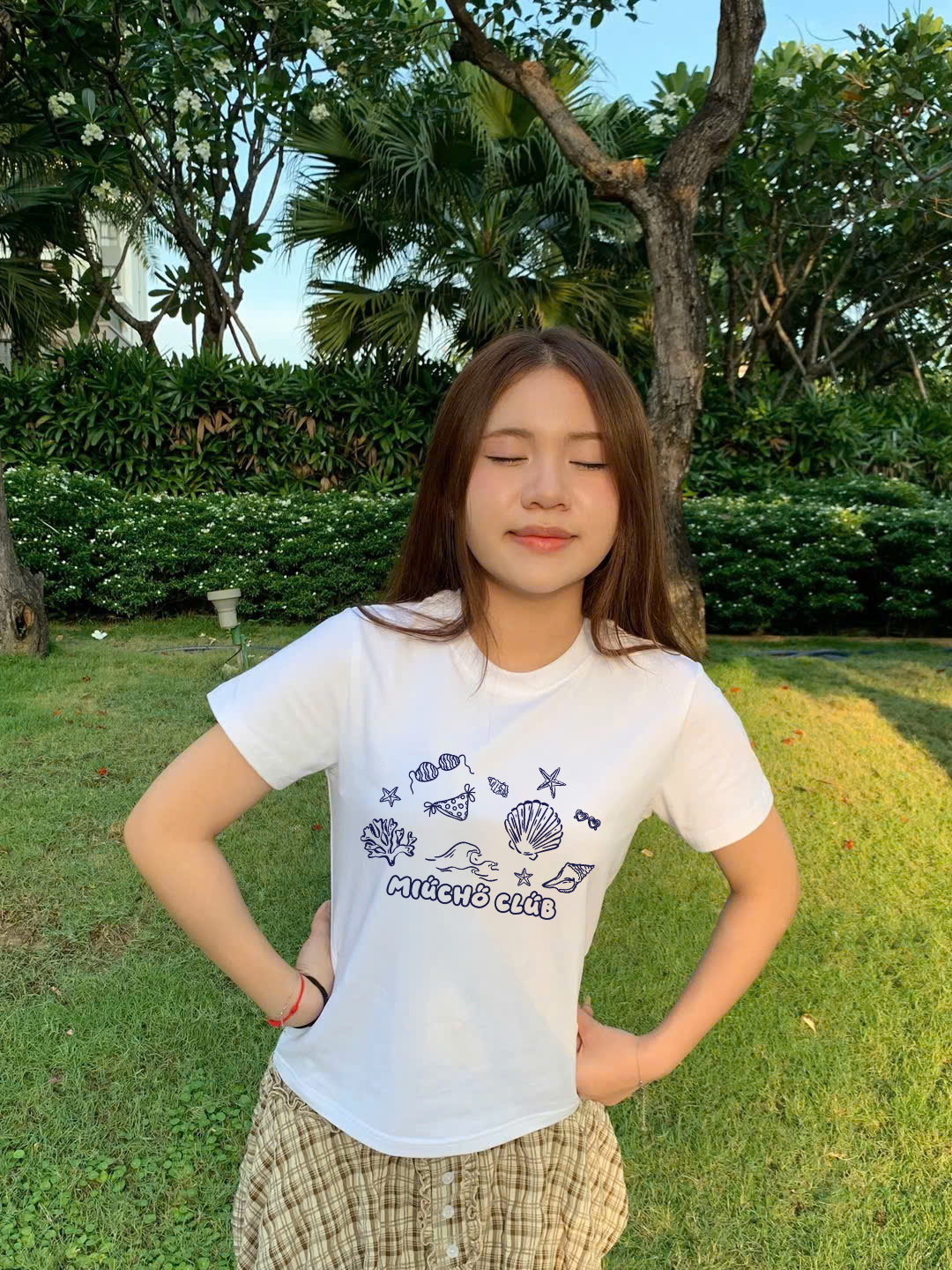 Áo baby tee ôm body hè biển 2189 Miucho cổ tròn vải cotton 4c thoáng mát in mix_thumbnail_5