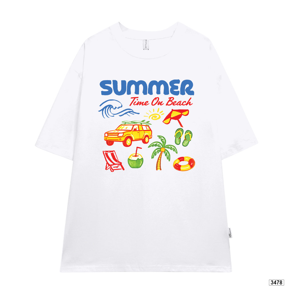 Áo thun gia đình form rộng hè biển Kado 3478_thumbnail_7