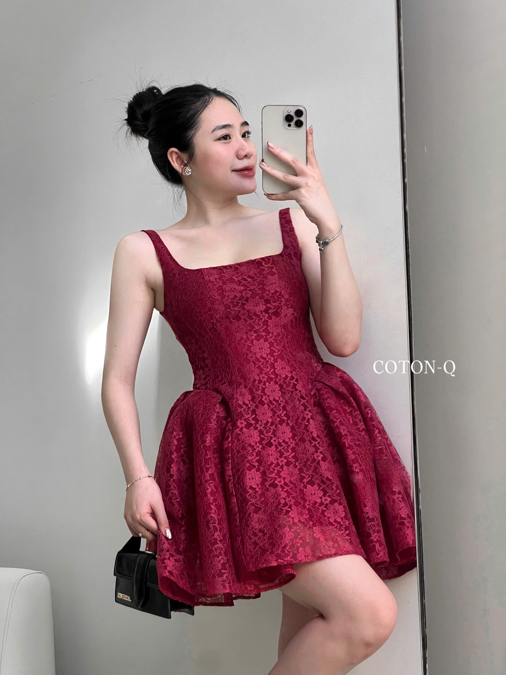 Đầm ren xòe ( ĐỎ )_thumbnail_10