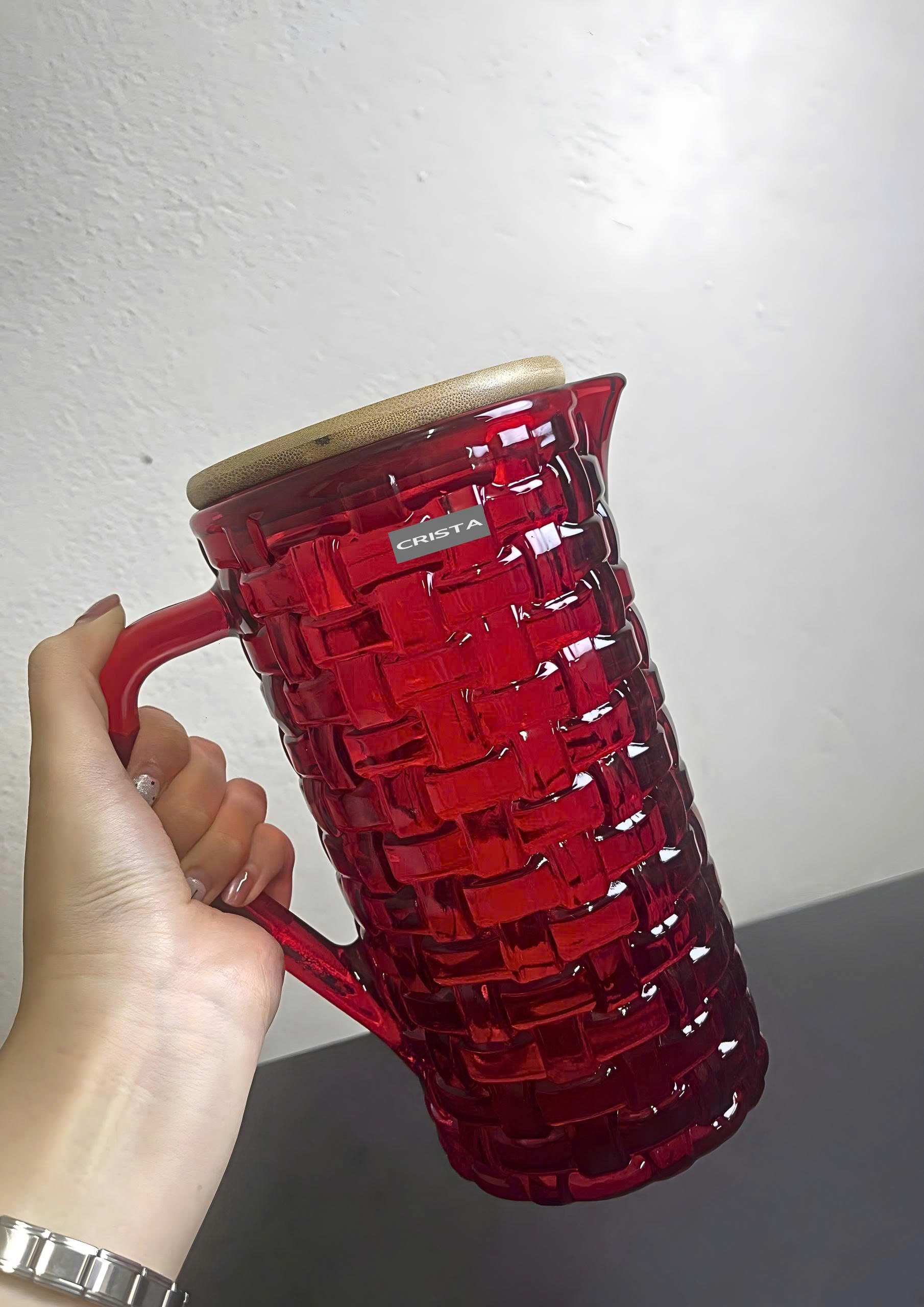 Bình thủy tinh CRISTA HOME vân caro 1000 ml_thumbnail_10