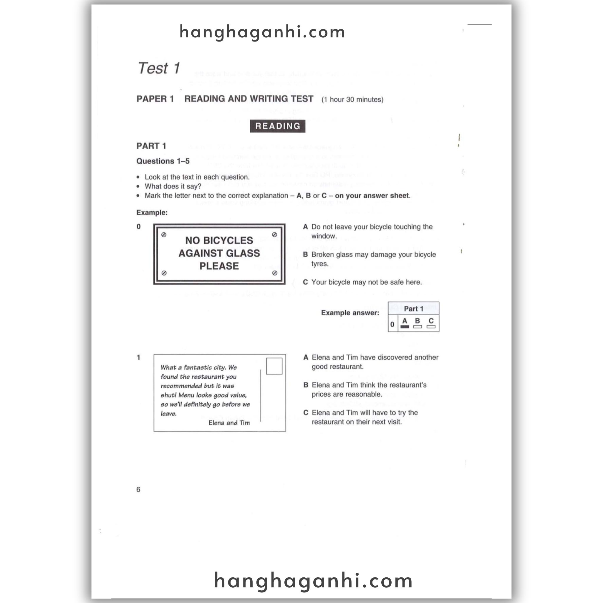 [Sách] Cambridge English Preliminary – Preliminary English Test (PET) 3 With Answers_thumbnail_2
