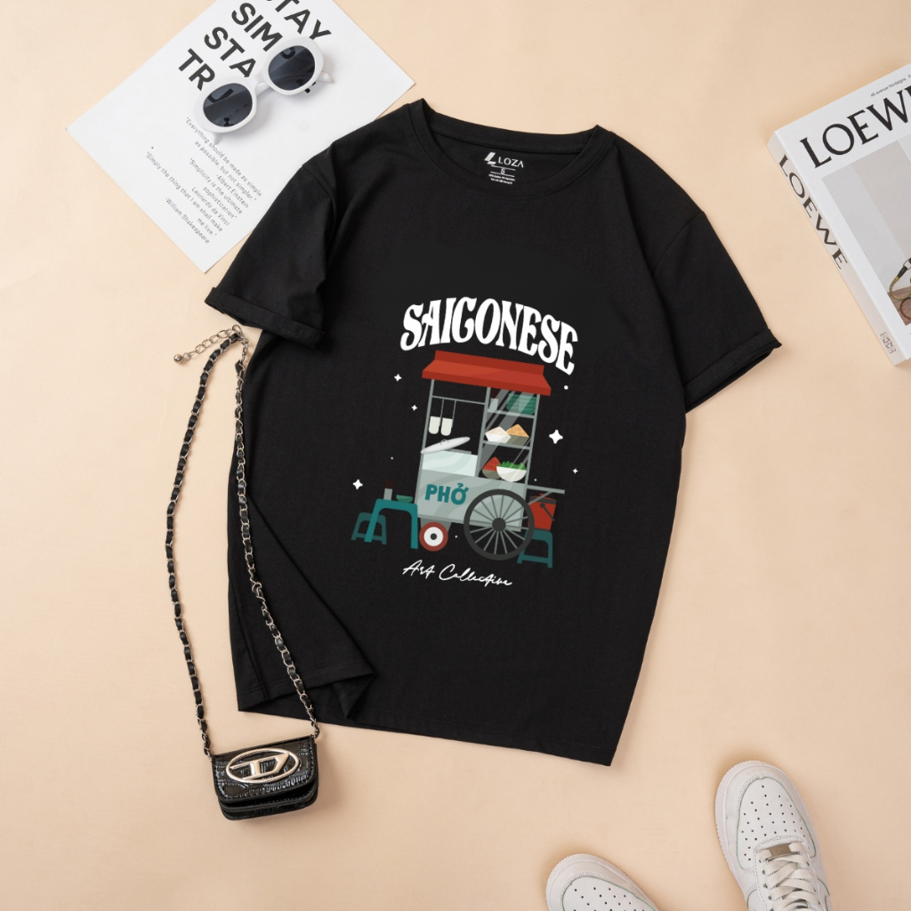 [Form rộng] Áo thun Du Lịch Sài Gòn 2025 - Áo phông nữ thời trang Loza G309_thumbnail_6