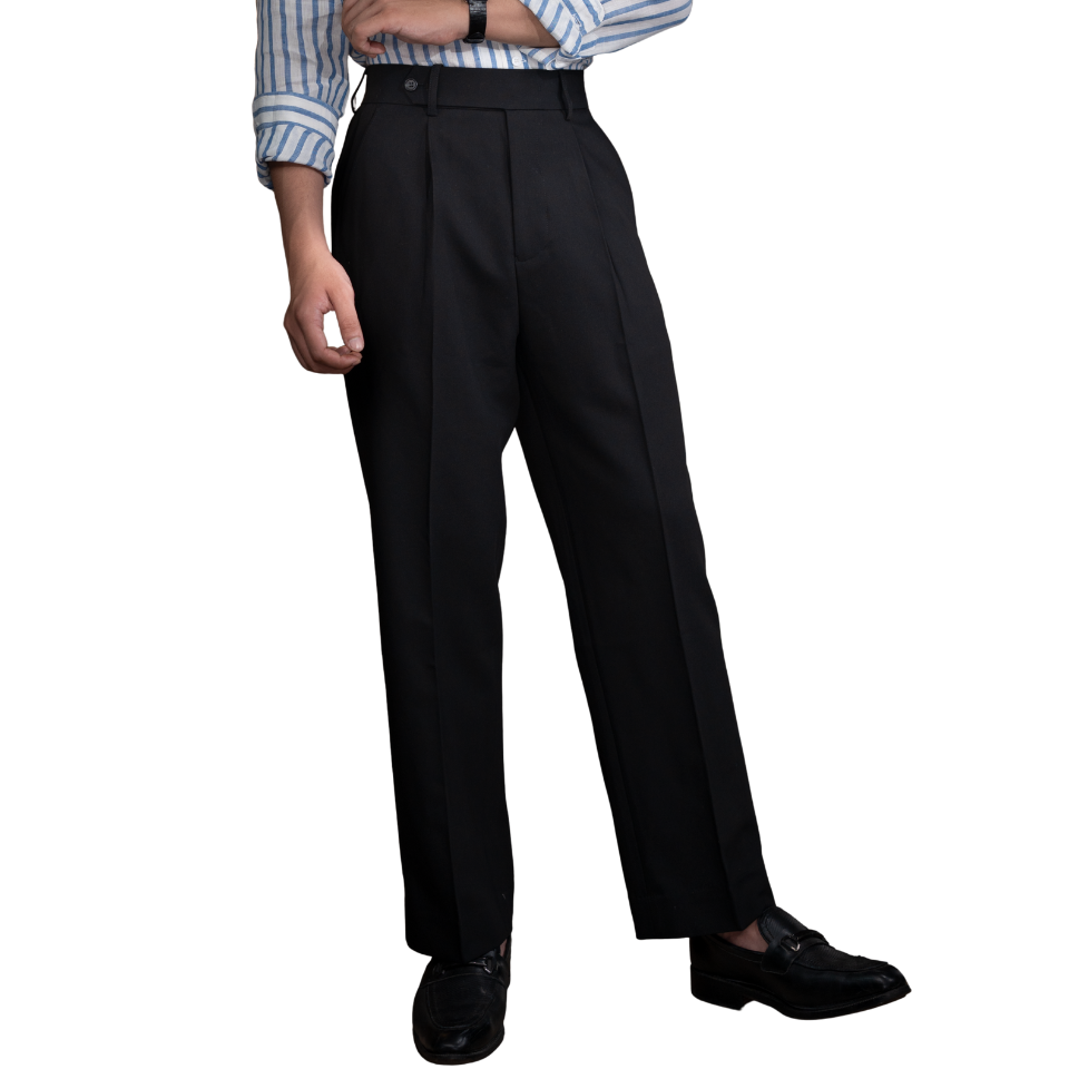 Straight-Leg Dress Trousers
