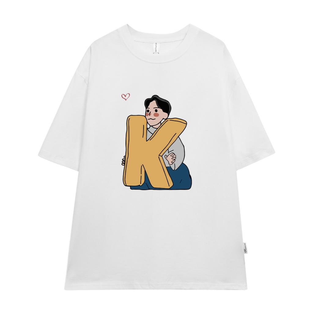 Áo thun couple cặp đôi local brand form rộng ATD763 Miucho cotton cổ tròn in artwork_thumbnail_0