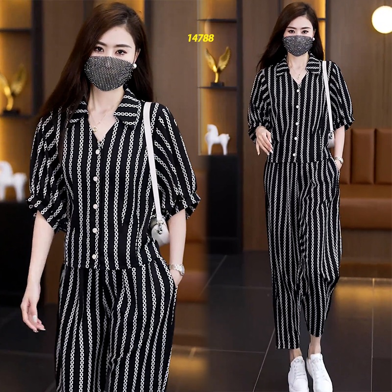 14788-Ống nhỏ_Set bộ kẻ sọc  quần ống nhỏ (lụa mango)_thumbnail_0