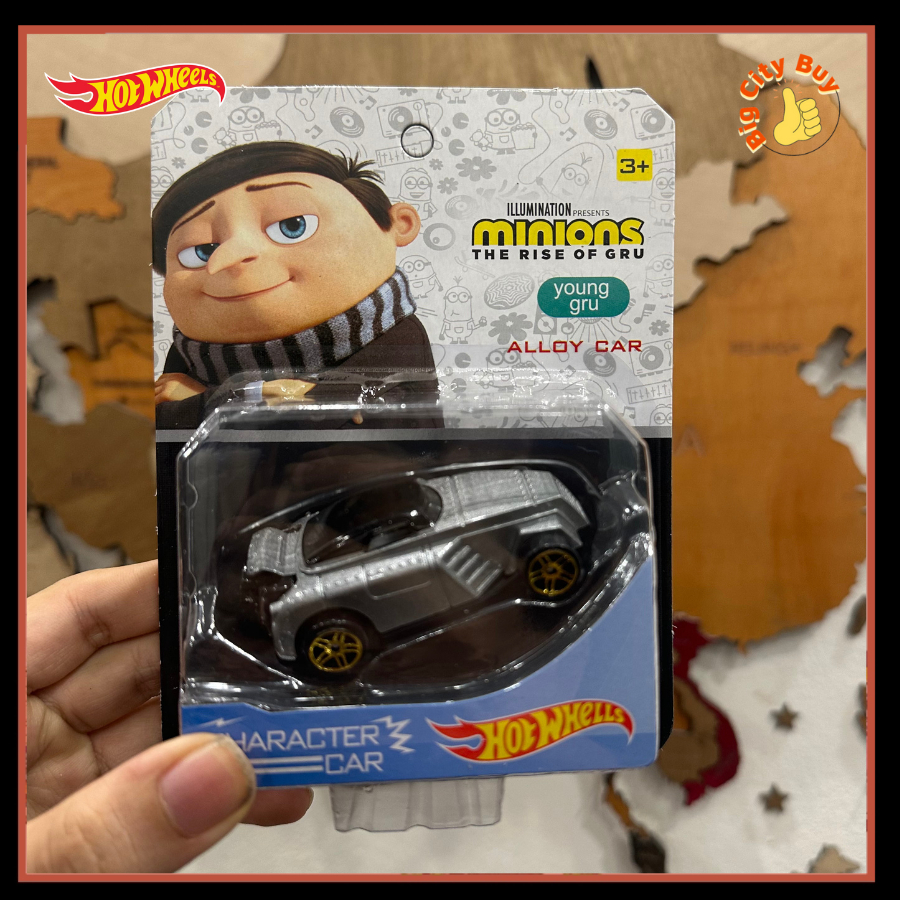 Đồ chơi Mô Hình Ô Tô Hot Wheels Minion Hợp Kim The Rise of Gru Xe Bob Gru Alloy Car Cho Bé Bigcitybuy_thumbnail_2