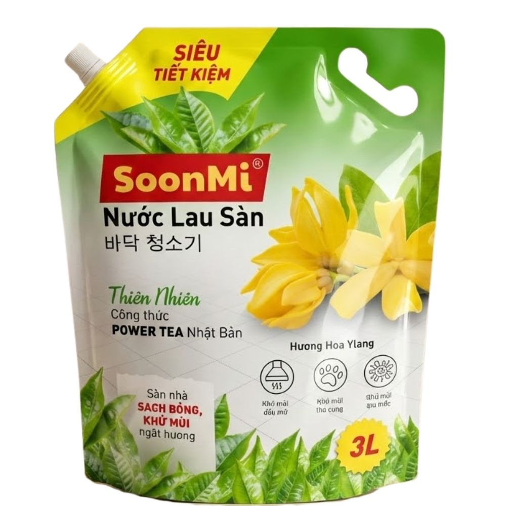 Nước lau sàn hương hoa Ylang Soonmi 3 Lít_thumbnail_10