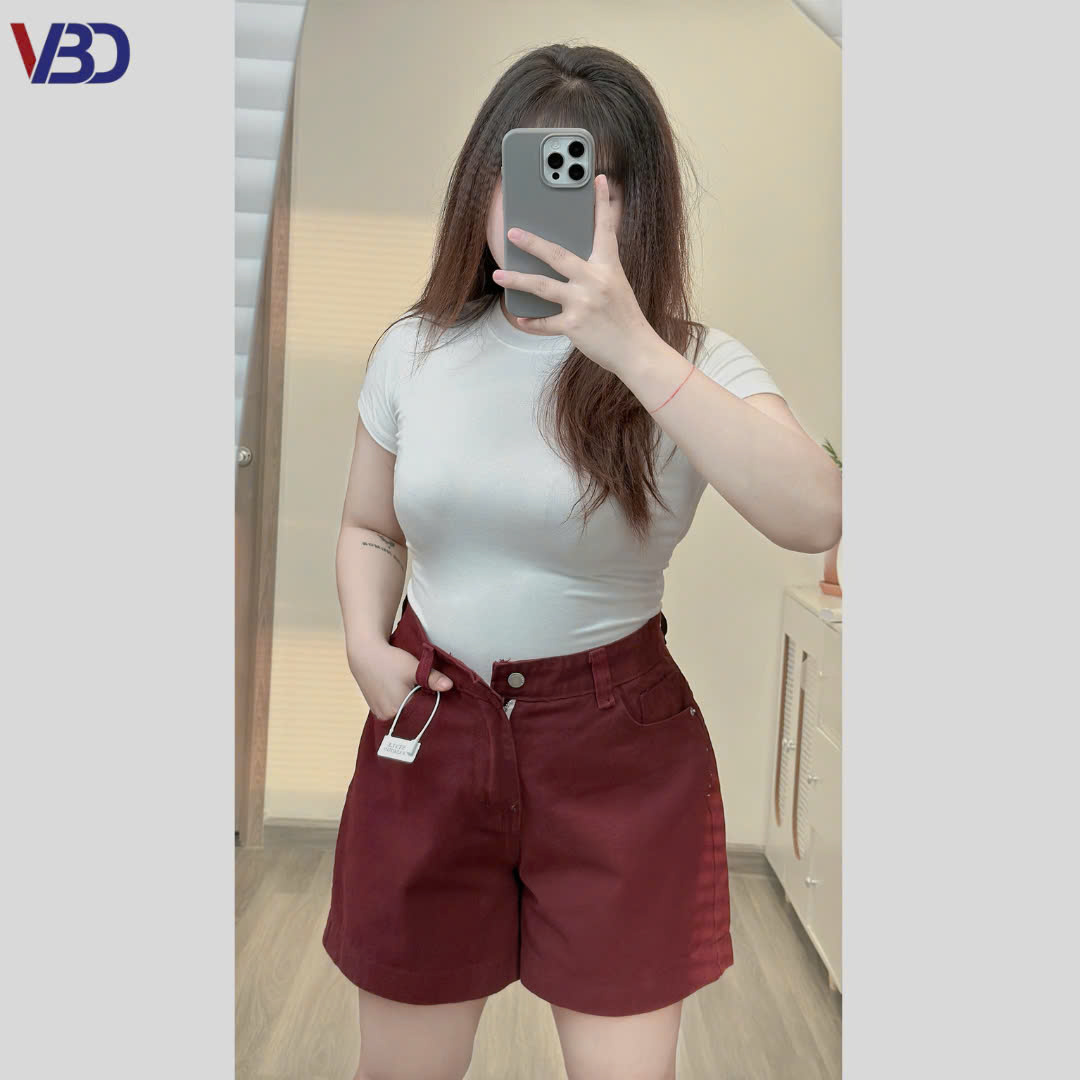 Quần short lửng thêu nơ kaki jean bigsize QSJ049 dành cho nàng béo mập từ 55-90kg_thumbnail_11