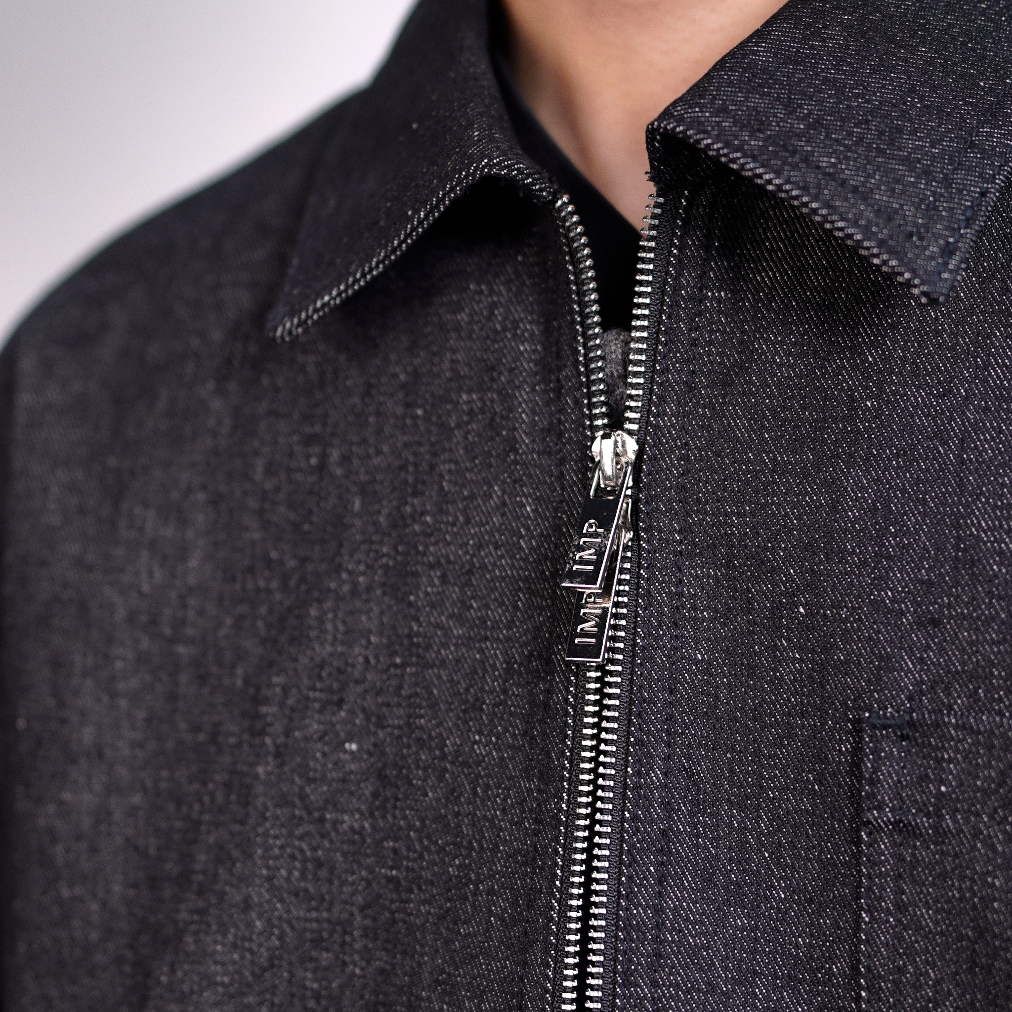 IMP 006 JACKET - Áo khoác Denim Zip Form Crop_thumbnail_4