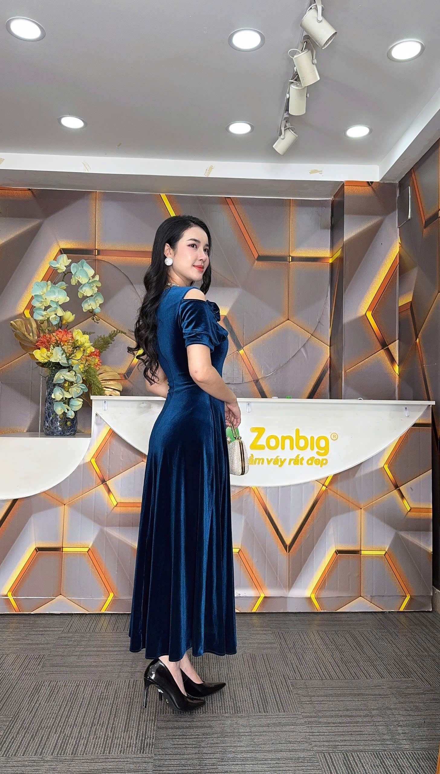 Đầm xòe - Y1888 - Thương hiệu Zonbig_thumbnail_2