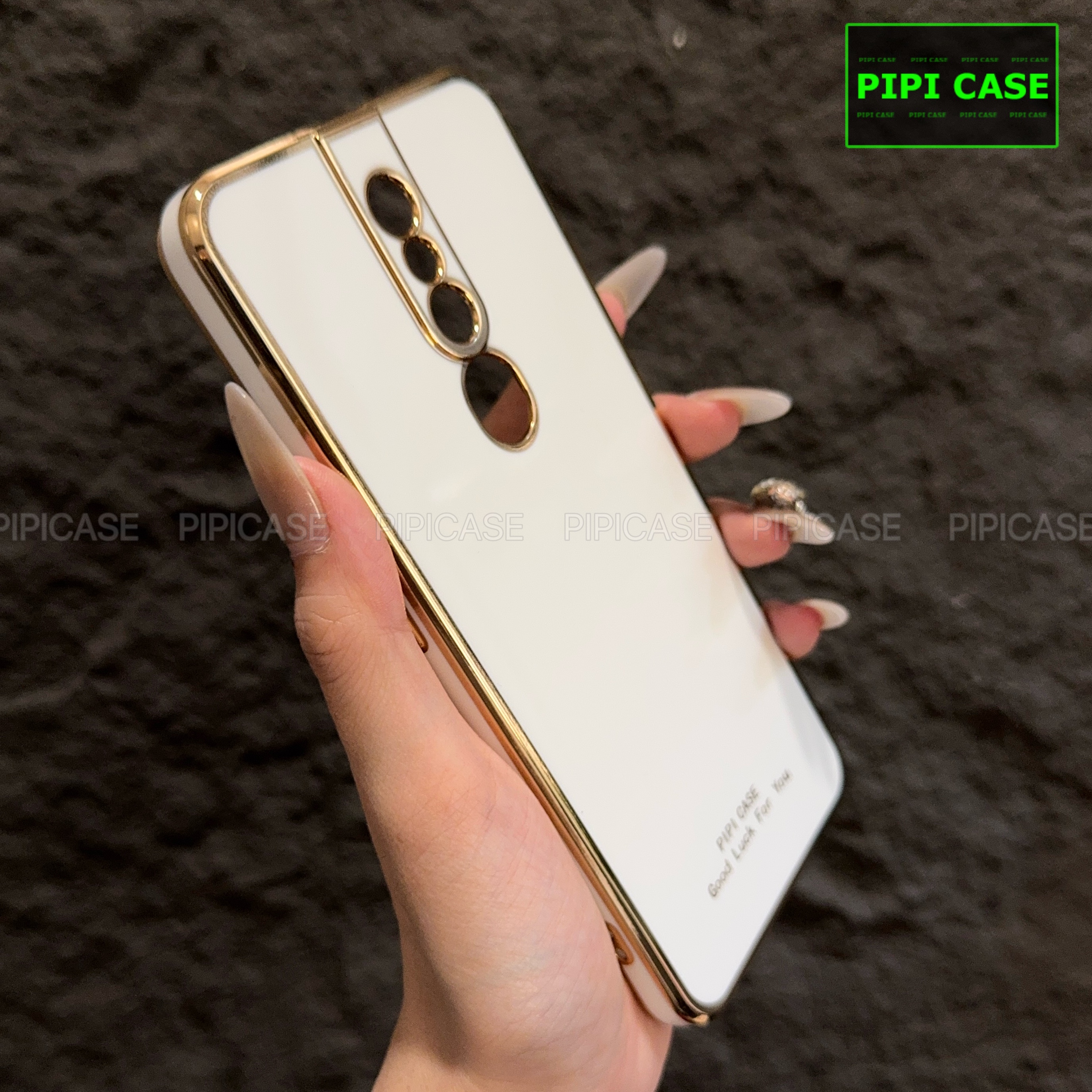 Ốp Lưng Oppo F11 Pro - Royal - Trắng
