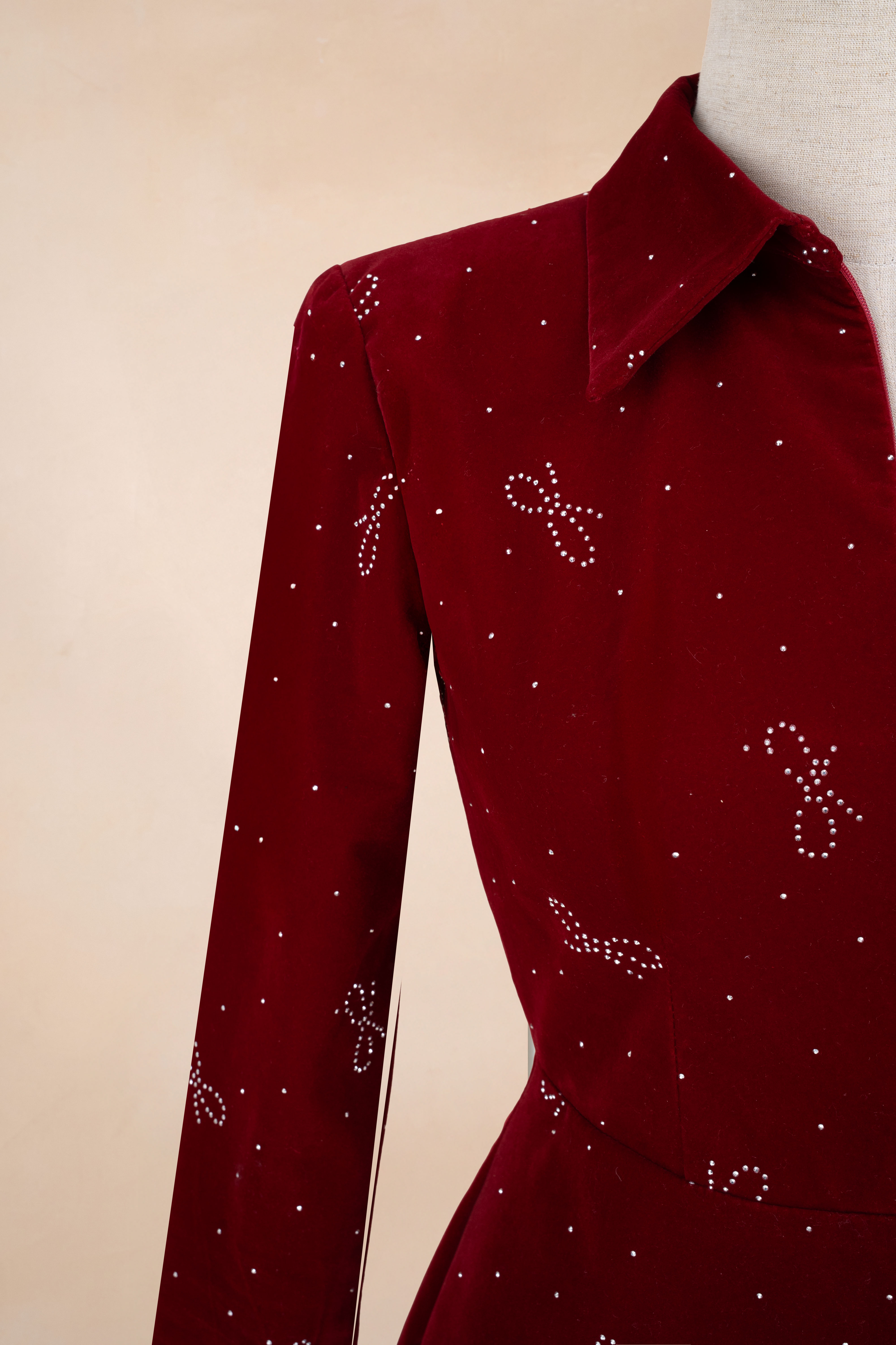 Đầm Chữ A Nhung Tay Dài Bling_thumbnail_7