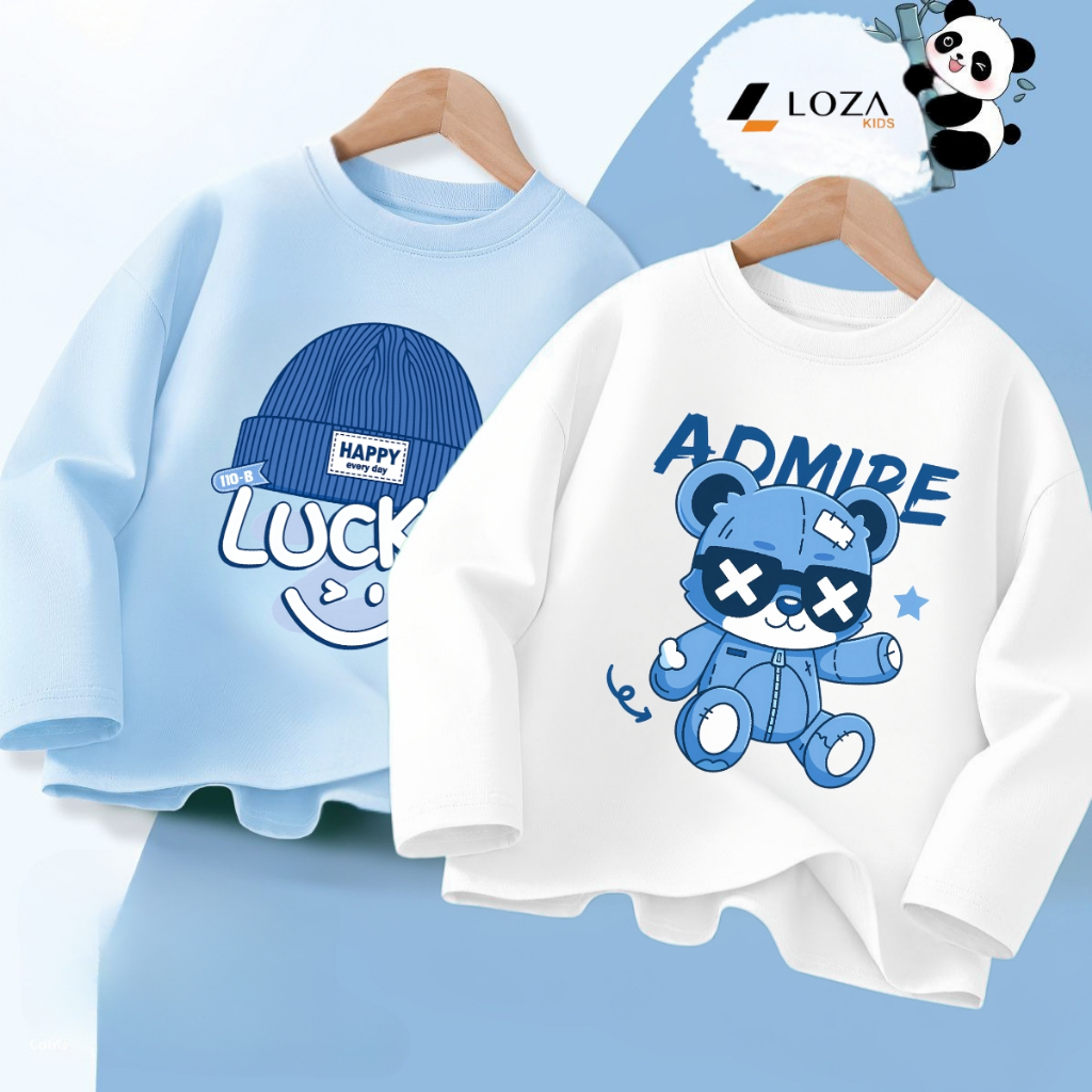 Áo thun dài tay bé trai in nhiều hình - Loza Kids  KT007_thumbnail_1