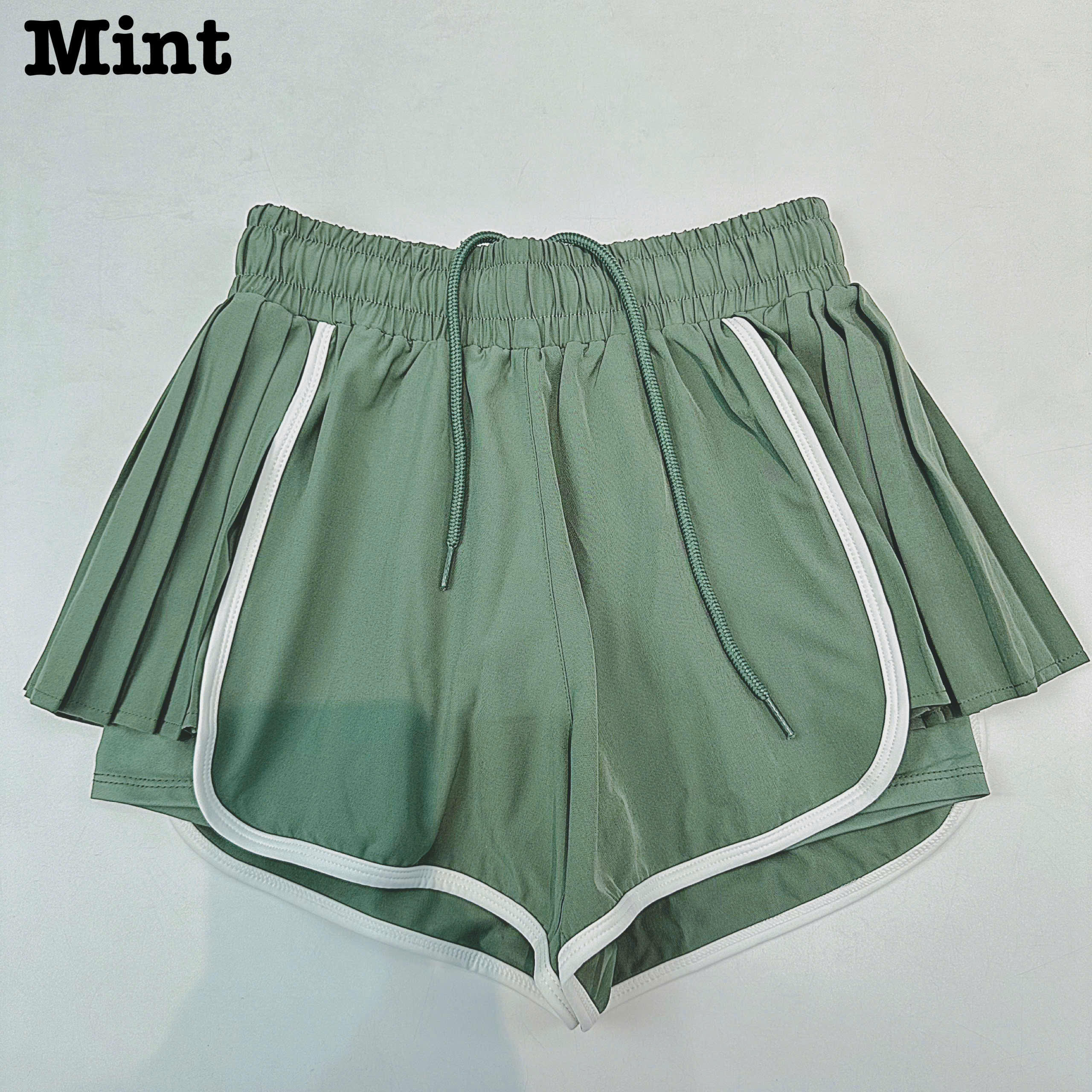 Quần Đùi Thể Thao Nữ Boxer 2 Lớp Xếp Li 2 Bên Phối Viền_thumbnail_19