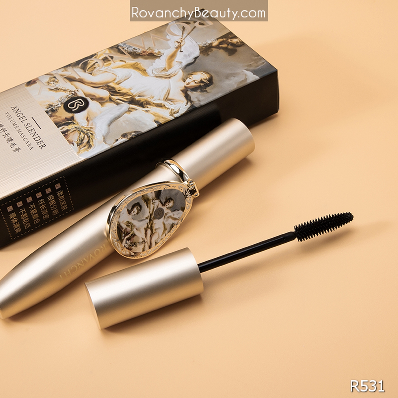 Mascara R531 ROVANCHY Angel - Kéo dài mi tự nhiên, không lem, chống nước hiệu quả_thumbnail_5