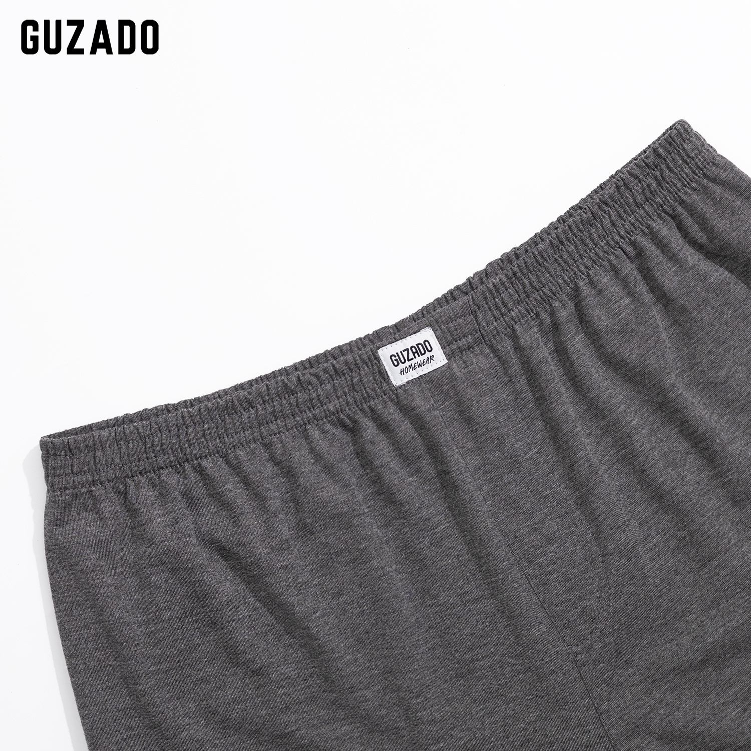 Quần Đùi Ngủ Guzado Thiết Kế Basic Form Regular Fit GDN01