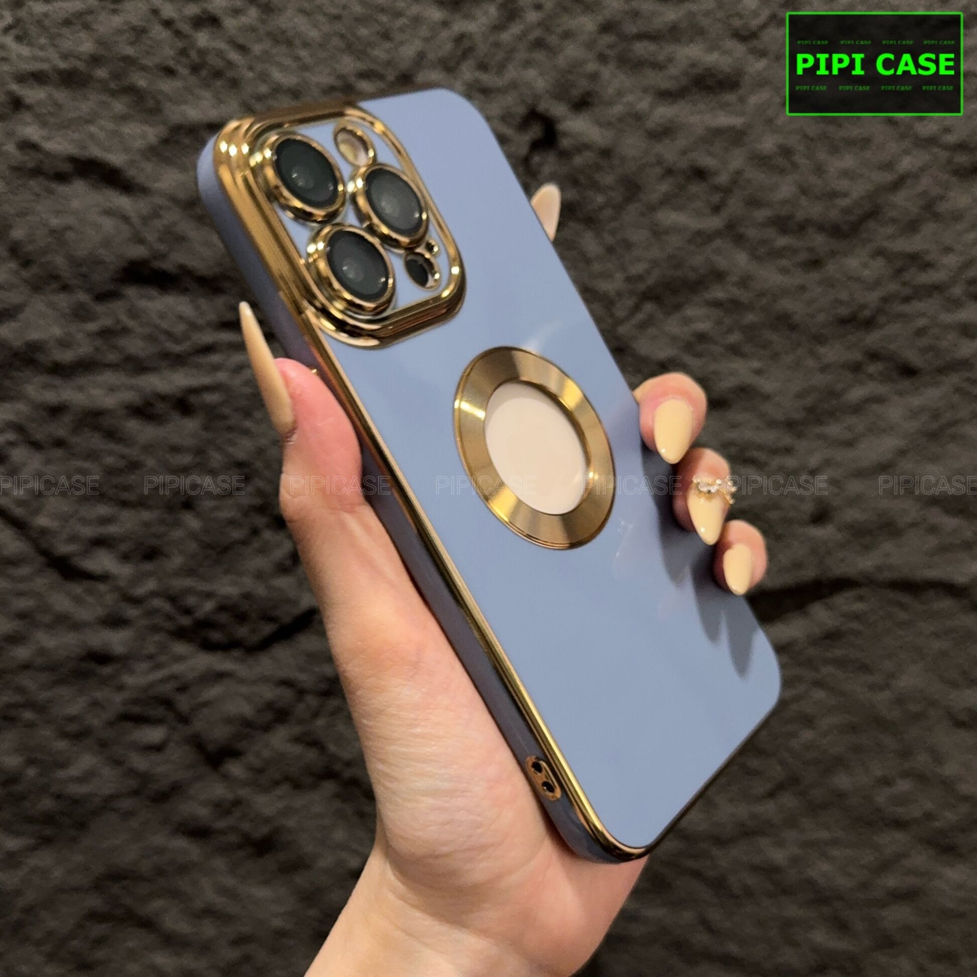 Ốp Lưng iPhone 14 Pro - Pandora - Xám Xanh