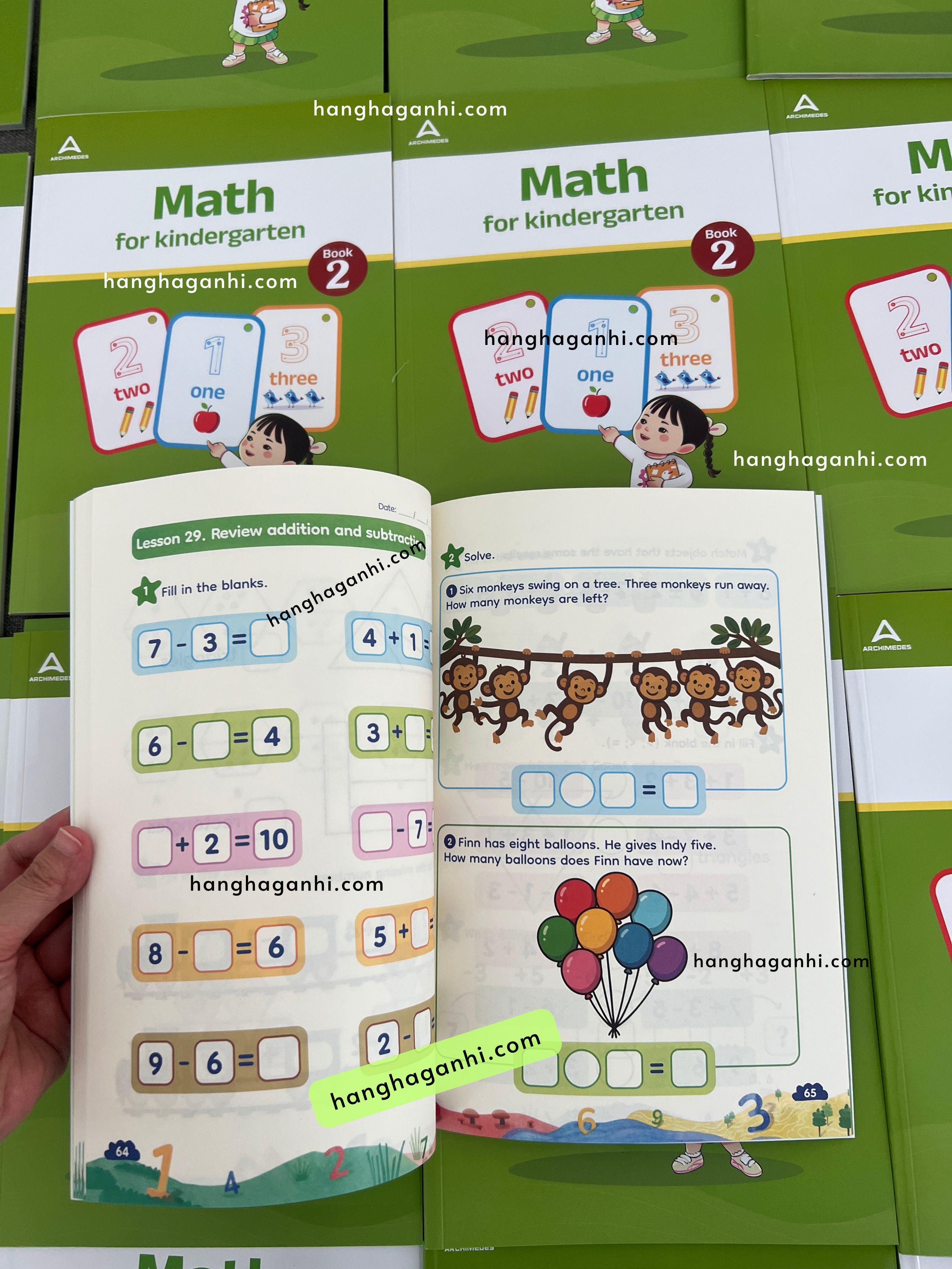 Sách Archimedes Math for Kindergarten Book 2, Toán tiếng Anh mầm non_thumbnail_3