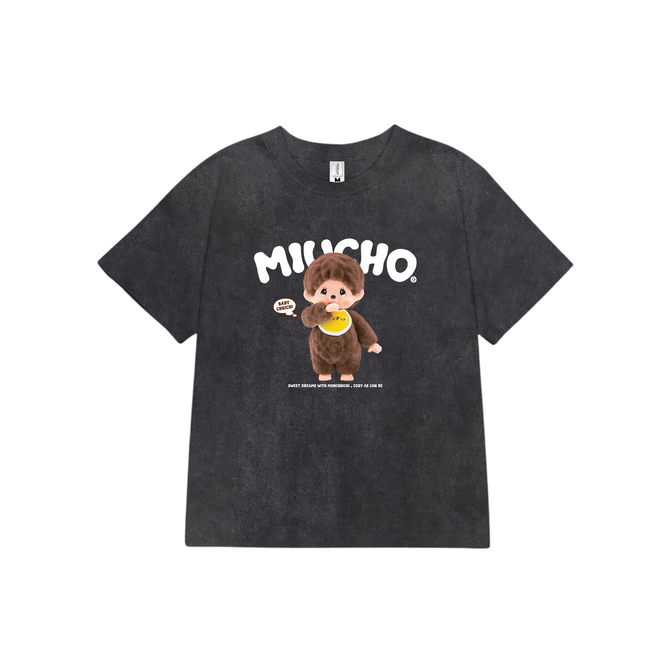 Áo baby tee hình gấu cute chuẩn form tôn dáng 2618 Miucho vải cotton thoáng mát co giãn_thumbnail_12