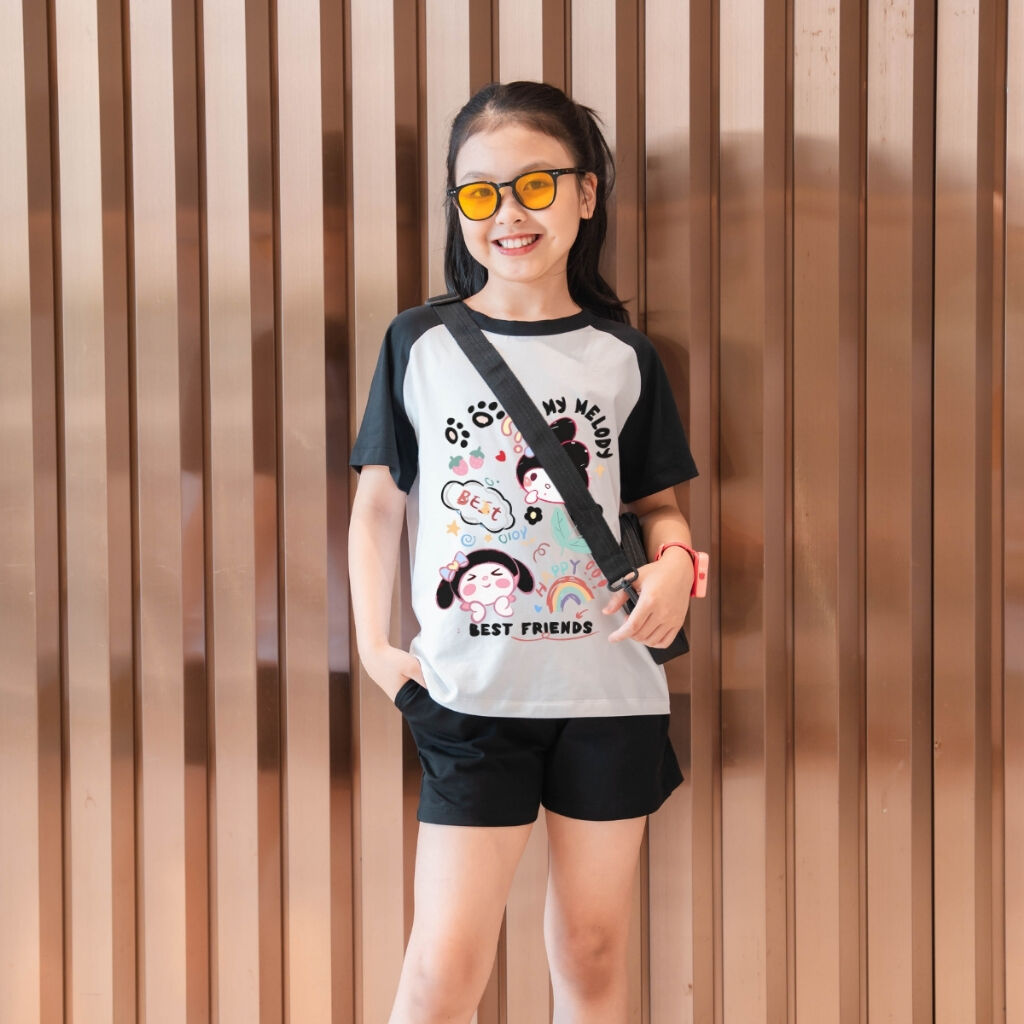 Bộ đồ bé gái phối màu in hình nhiều mẫu - Loza Kids G0186_thumbnail_5