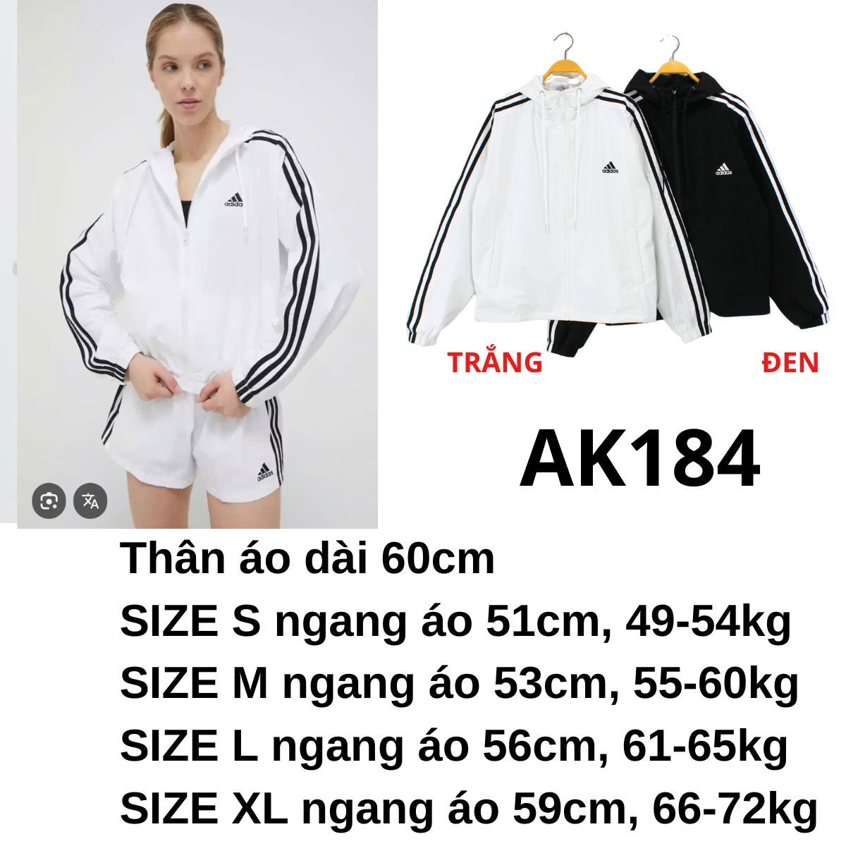 AK184 - Áo khoác gió Das