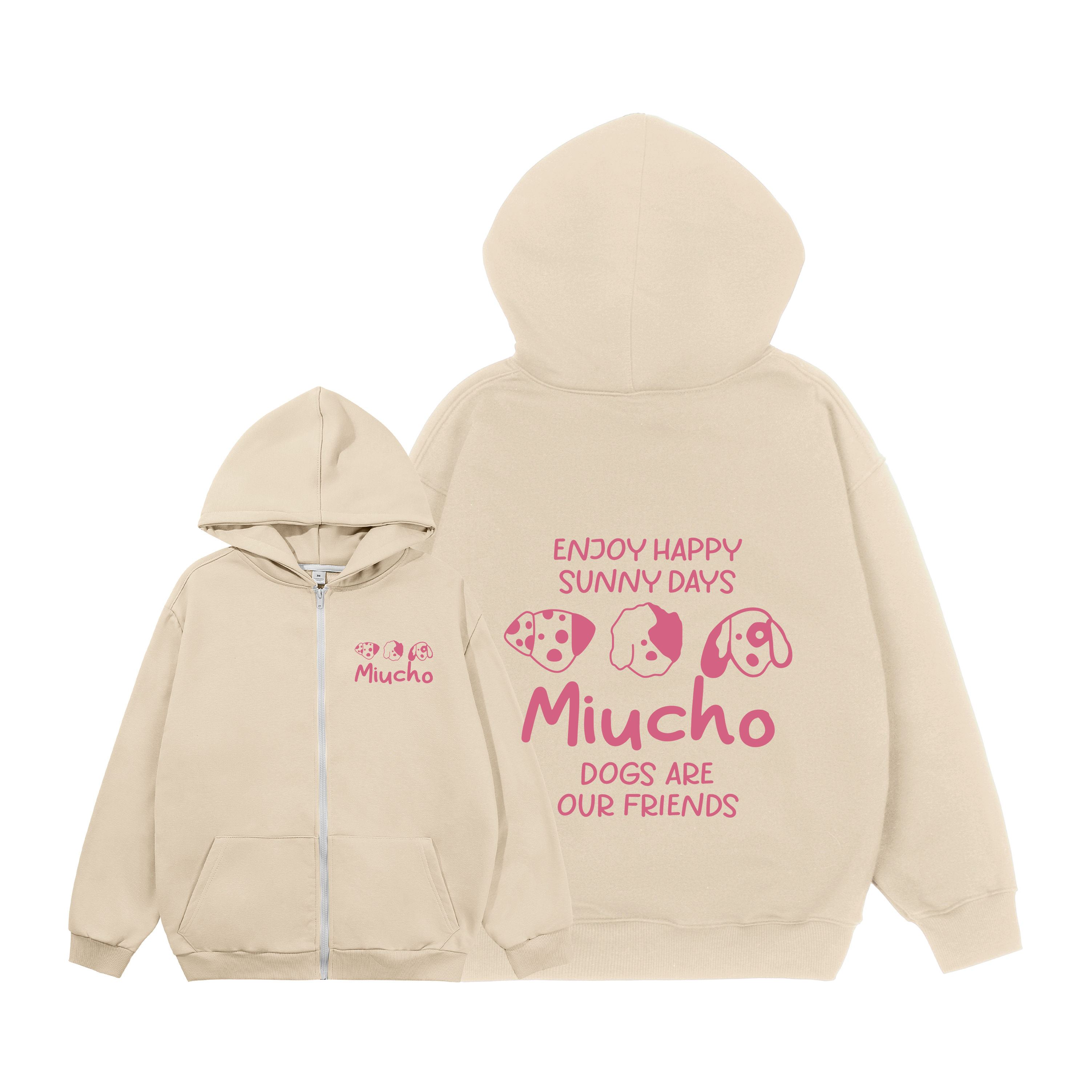 Áo hoodie zip local brand HZD1582 Miucho vải nỉ chân cua dày dặn mủ rộng in mix_thumbnail_8