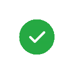 result page success motion design