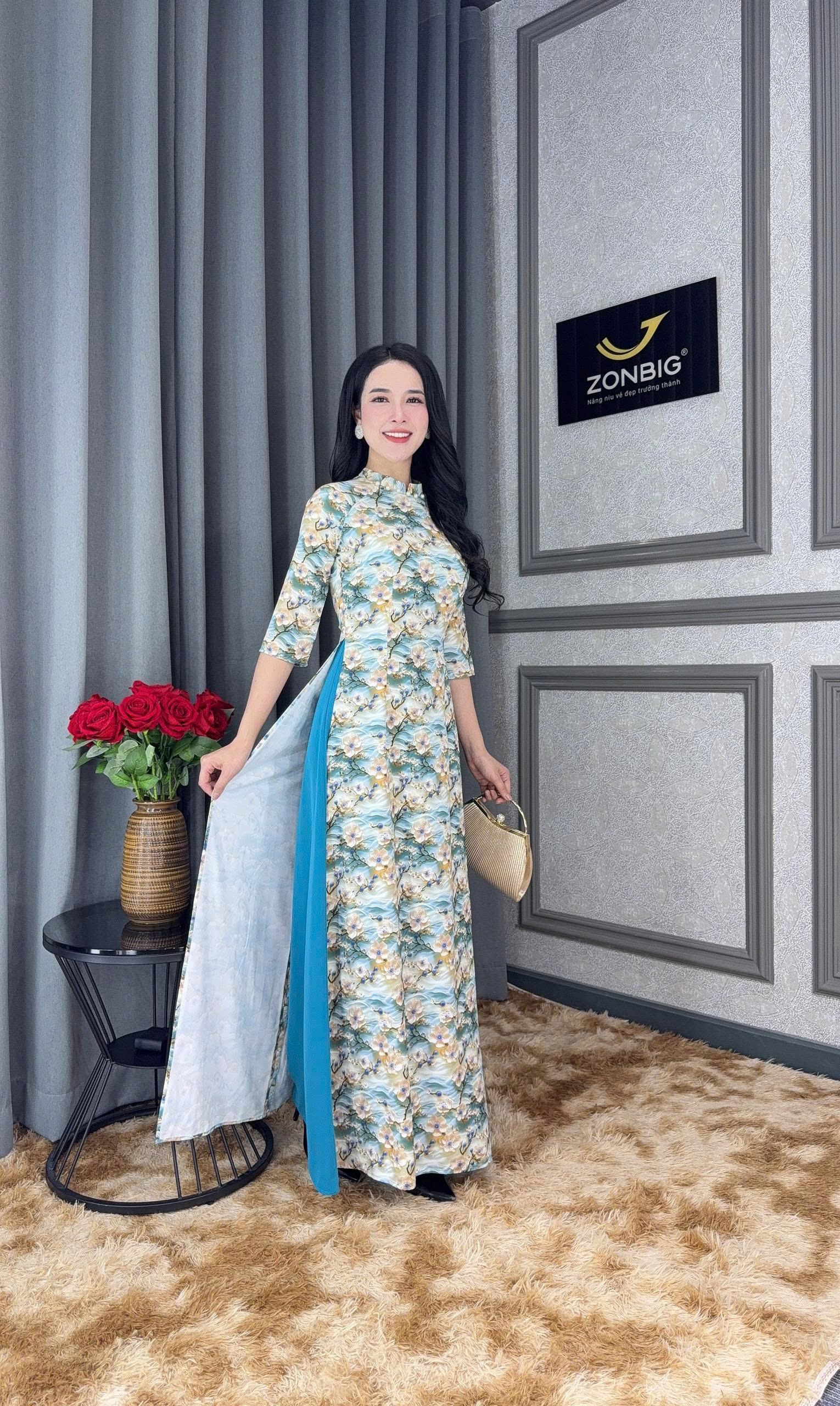 Đầm giả áo dài - Y2078 - Thương hiệu Zonbig_thumbnail_3
