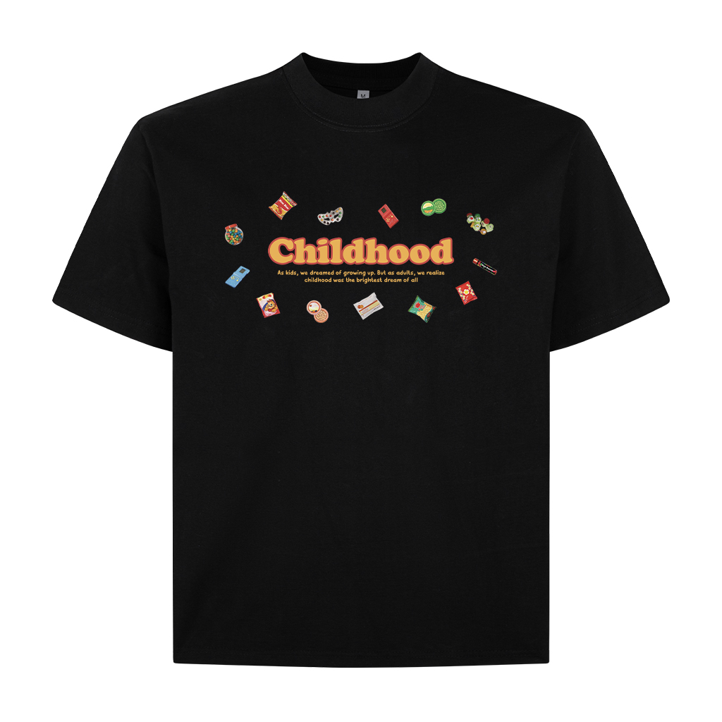 Áo phông nam child hood form boxy 2169 Miucho Club vải cotton 2c 250gsm cổ tròn in mix_thumbnail_7