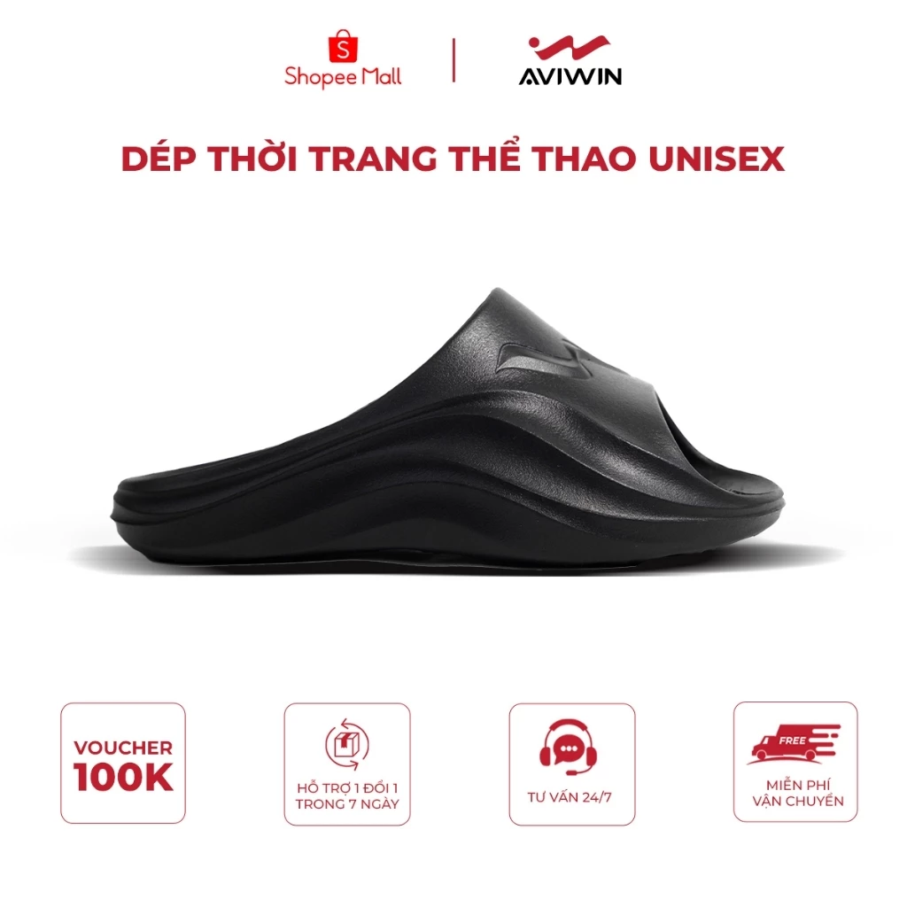 Dép Bánh Mì Nam Nữ AVIWIN AVISLIDE D001