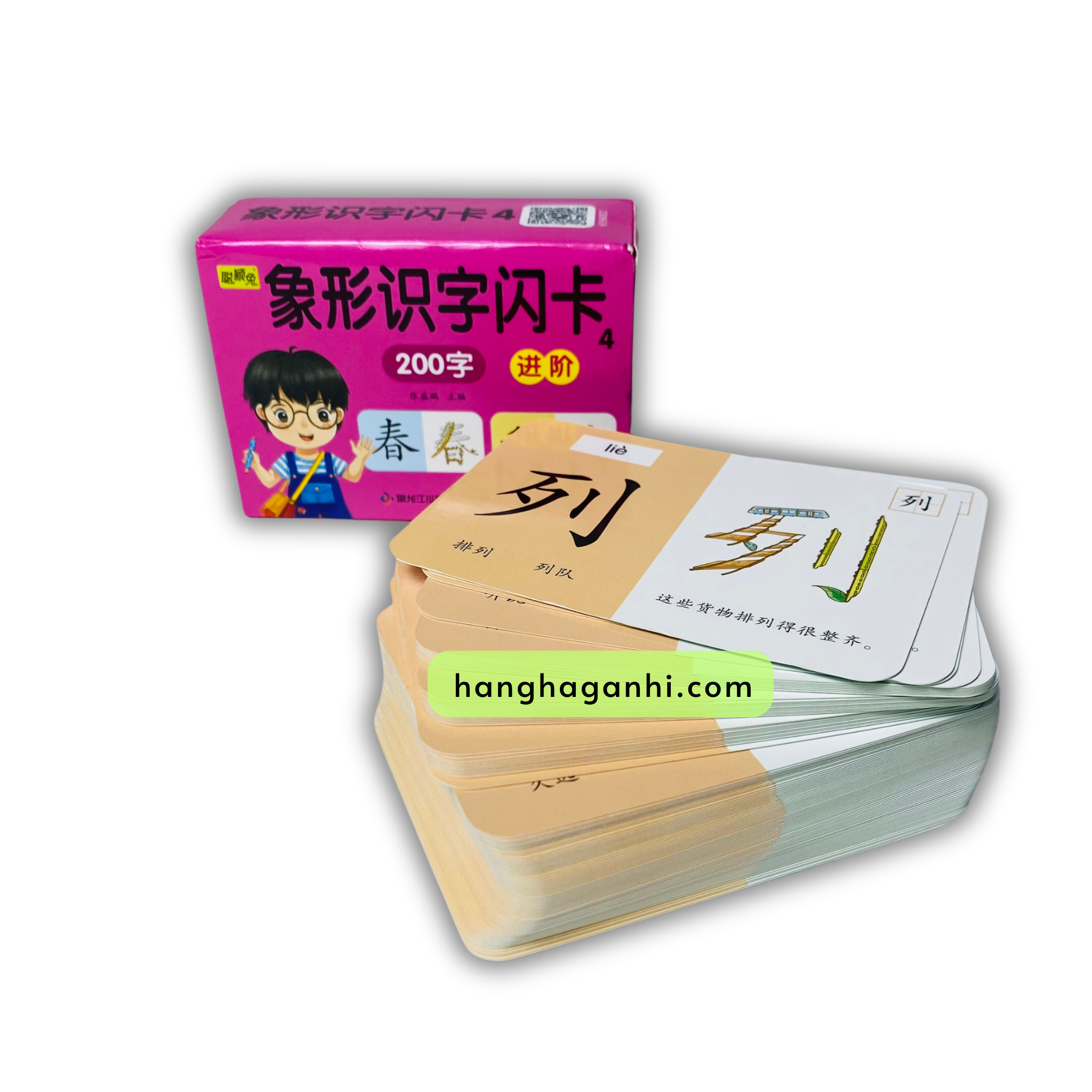 Bộ 4 hộp Thẻ học 800 chữ Hán Tiếng Trung_thumbnail_2