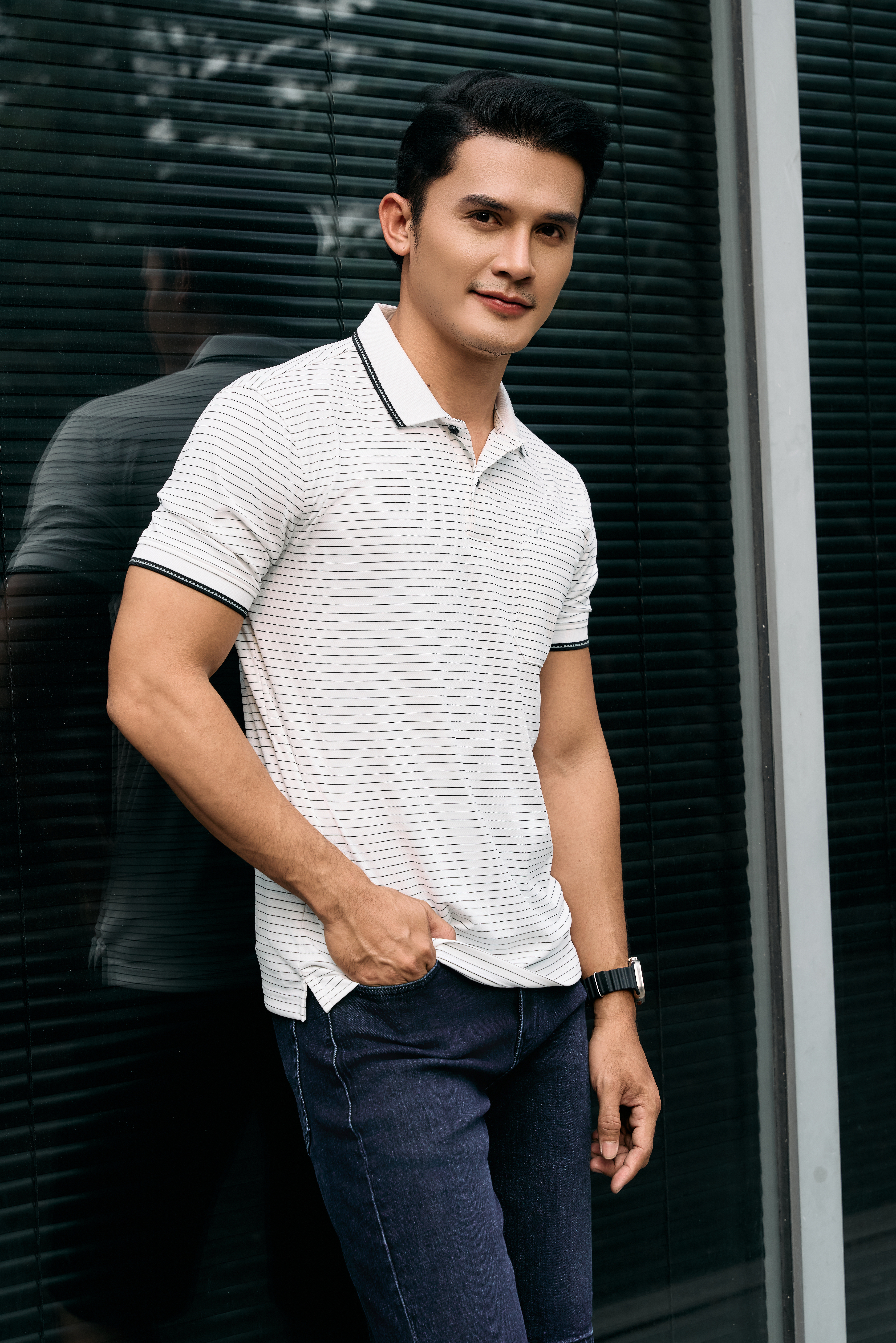 Áo Polo Sọc Classic Fit