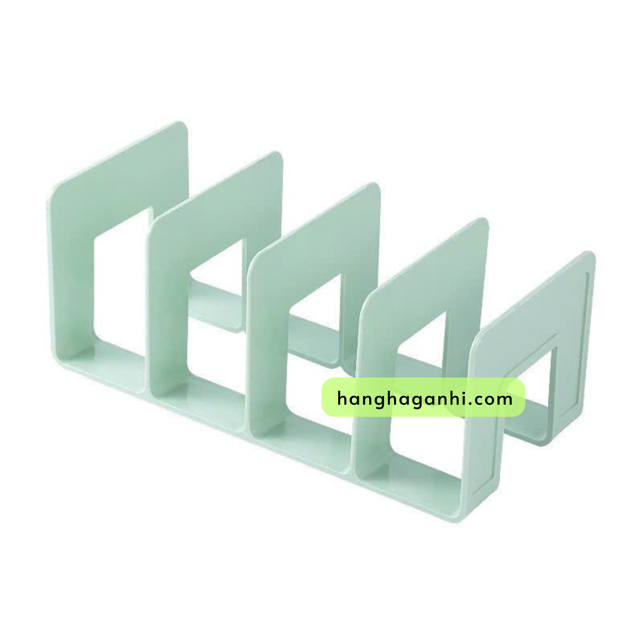 Giá sách nhựa 4 ngăn trộn màu, HÀNG LOẠI 1, CỨNG CÁP_thumbnail_1