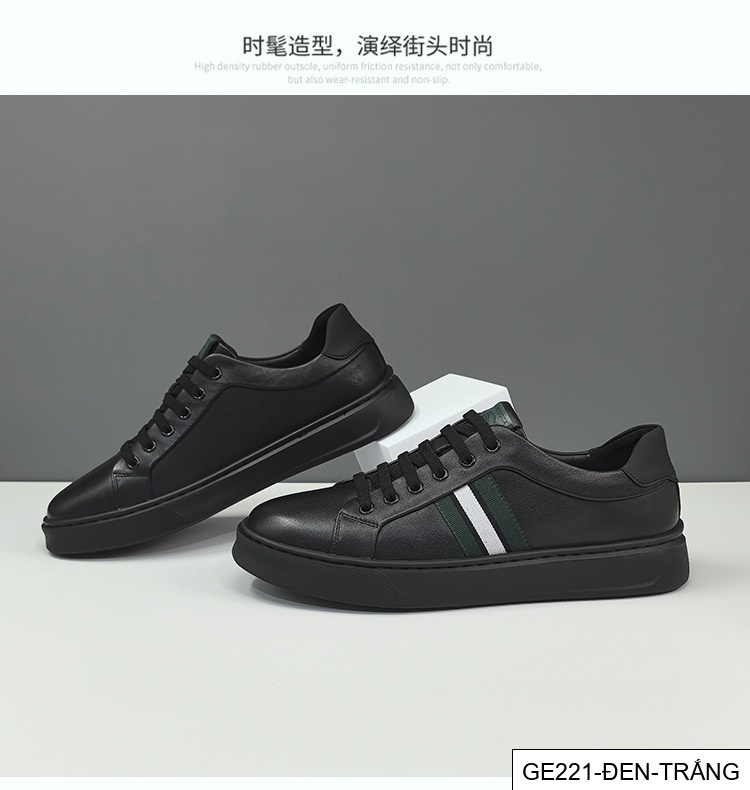 GE221 - Giày thể thao nam da thật giày thường ngày cao cấp dễ phối hợp thời trang nam giày nam ga châu Âu sang trọng nhẹ nhàng xỏ chân lười_thumbnail_16