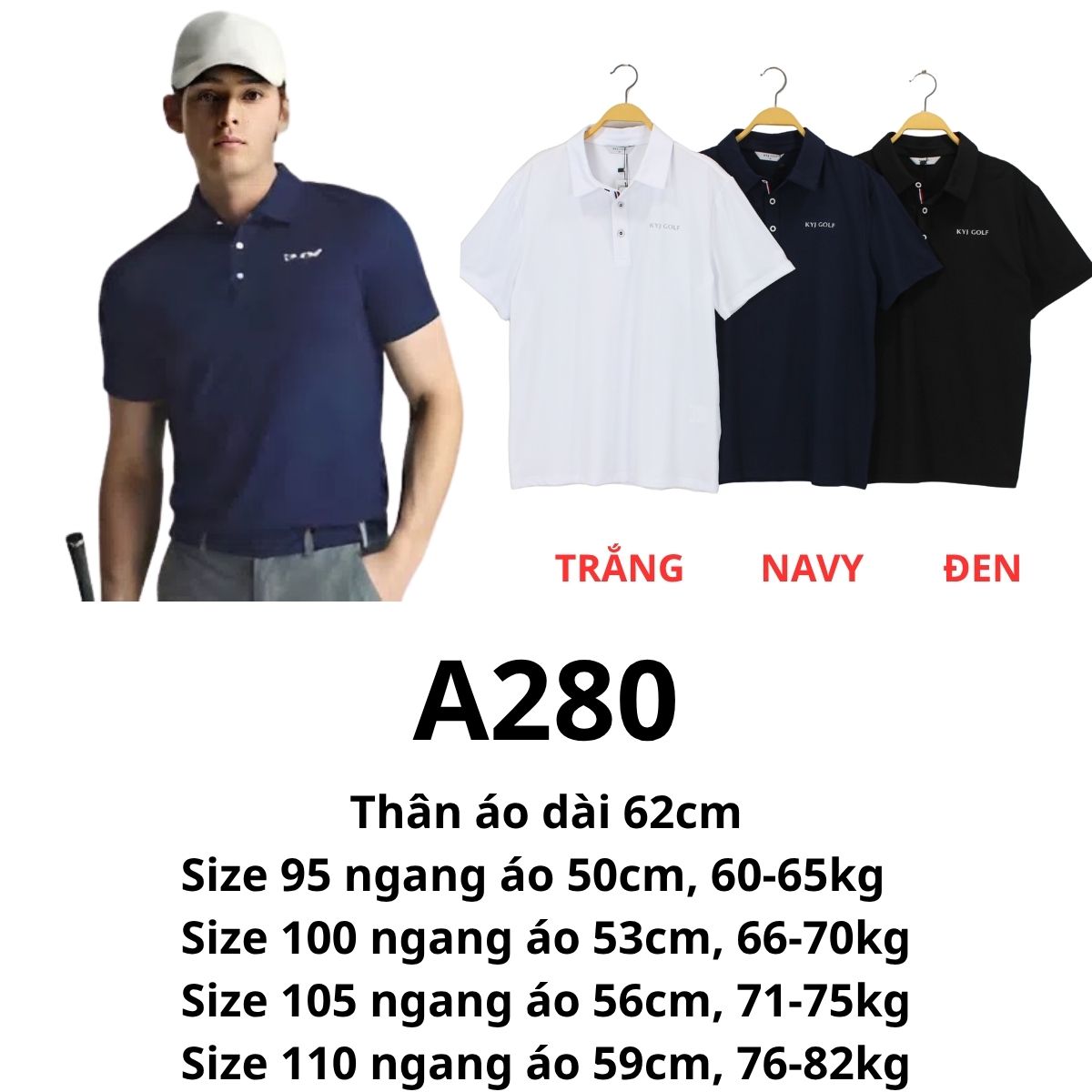 A280 Áo Polo nam Hàn