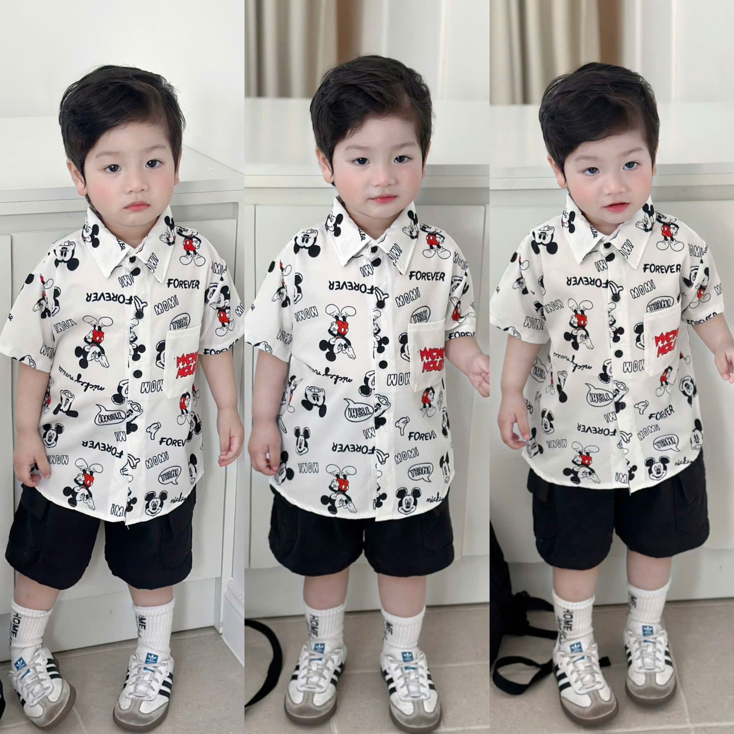 E45 BỘ SƠ MI MICKEY FOREVER- A108.324