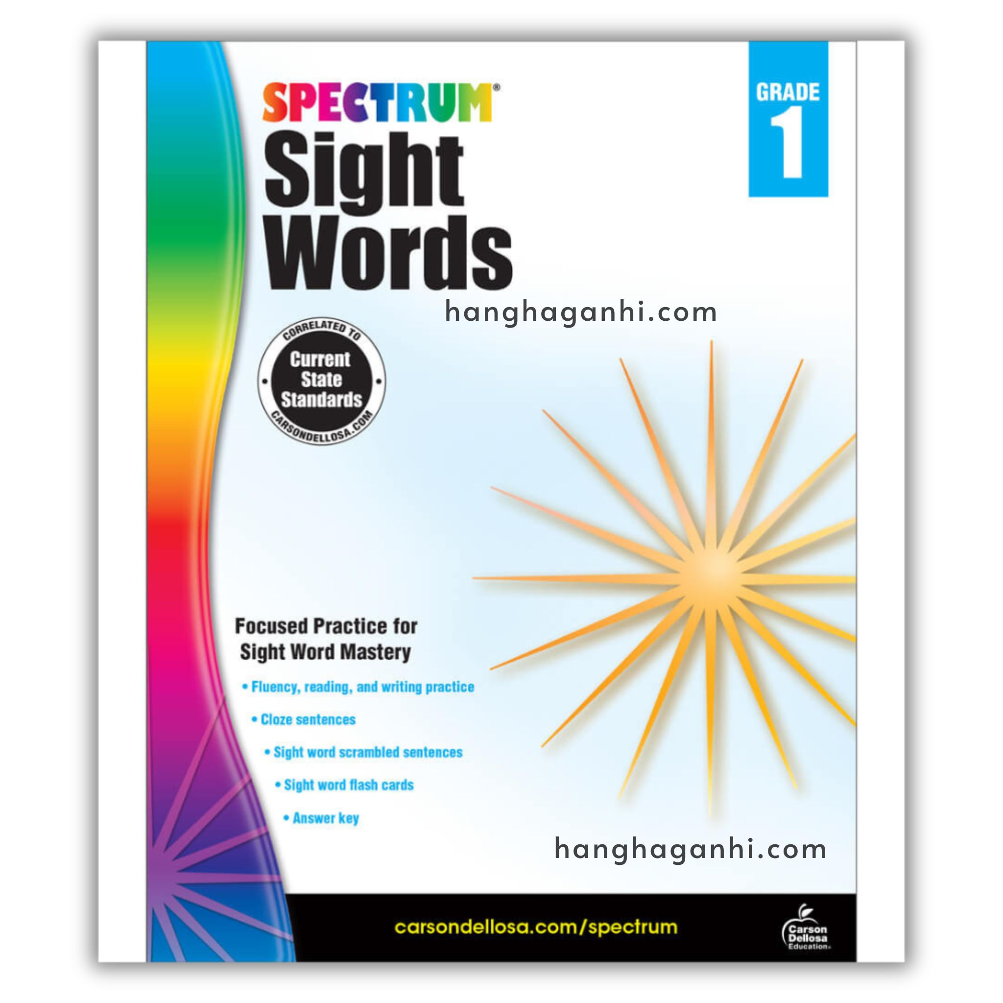 Sách Spectrum Sight Words Workbook Grade 1_thumbnail_0