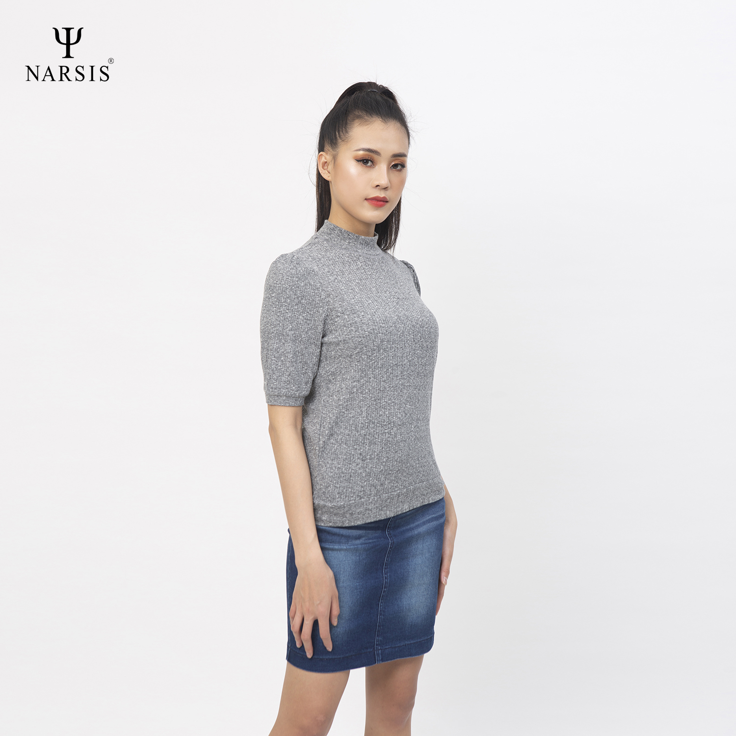 ÁO THU ĐÔNG NỮ L0083 NARSIS VẢI LEN COTTON ẤM ÁP, THOÁNG MÁT, GIỮ ẤM TỐT, MỀM MẠI_thumbnail_0