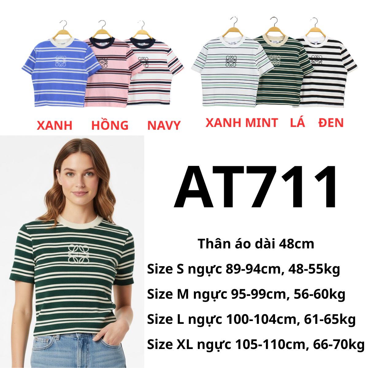 AT711 - ÁO THUN LEN