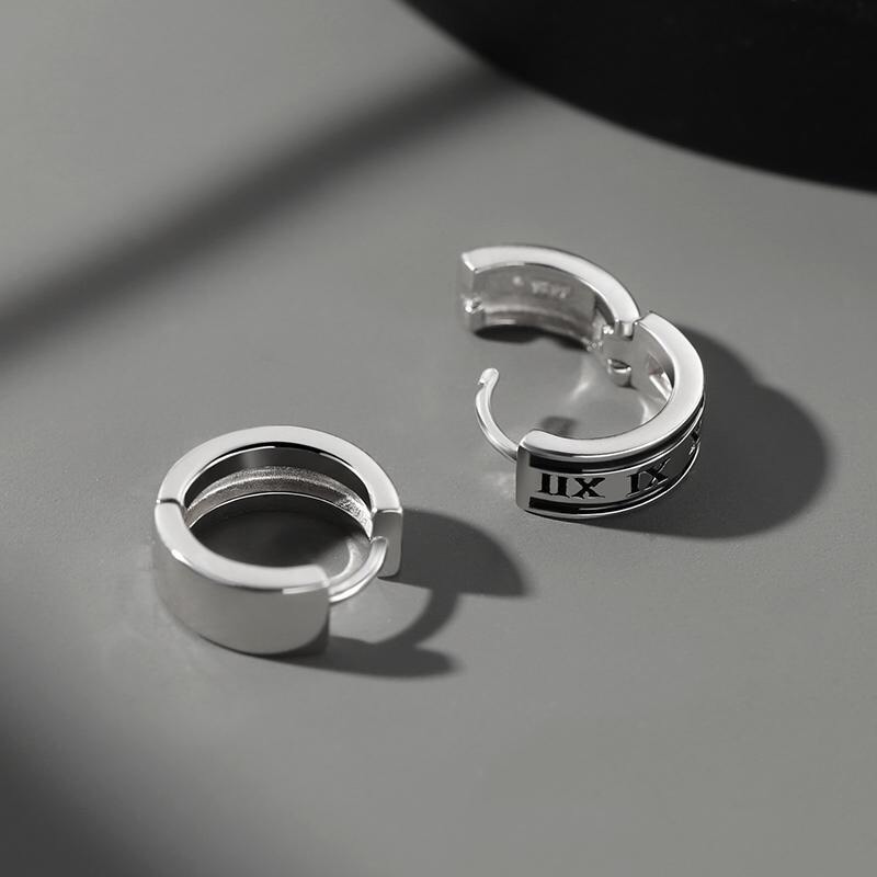 Roman Numerals Earring