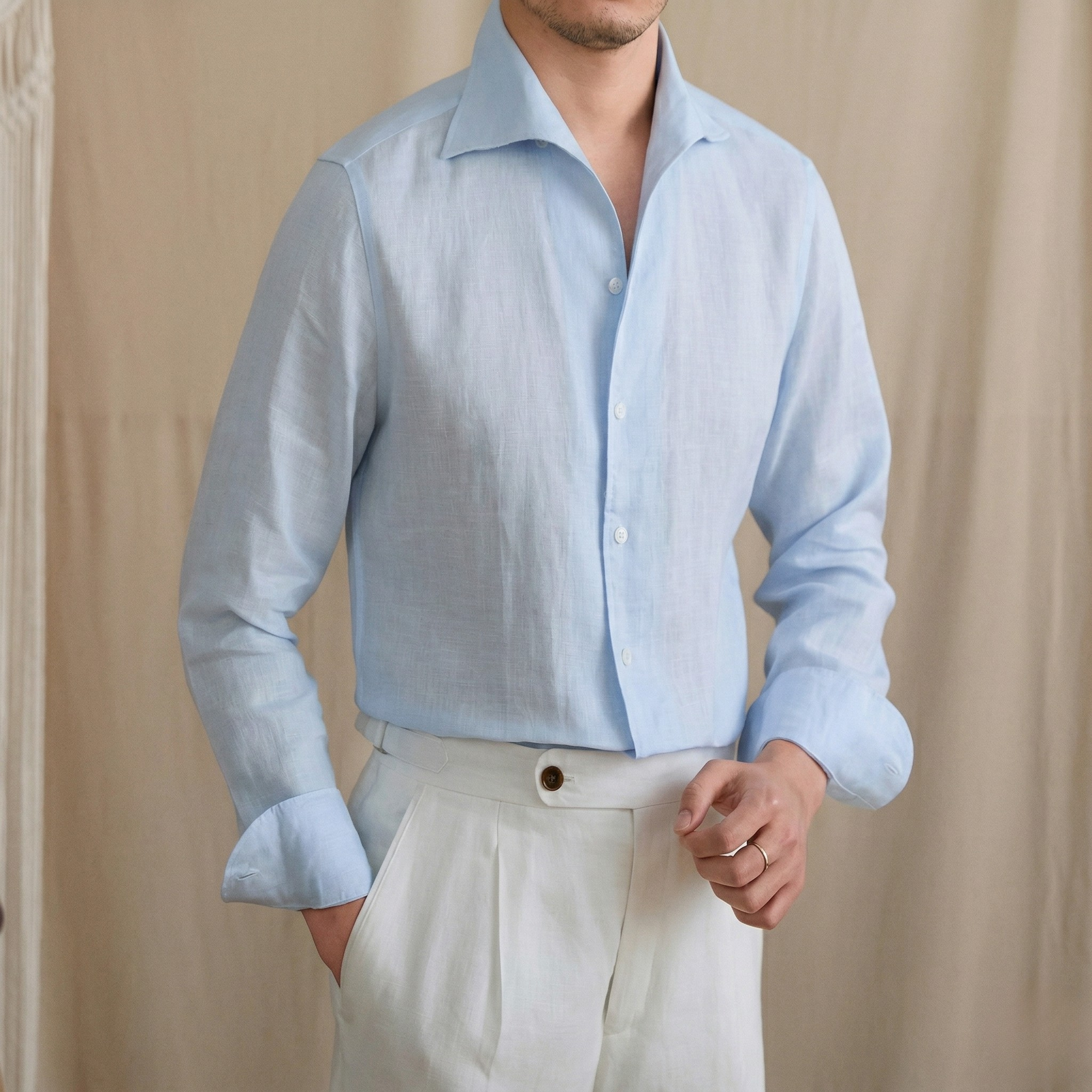 Sơ Mi Linen Cổ Button Down Ẩn Season 2_thumbnail_6