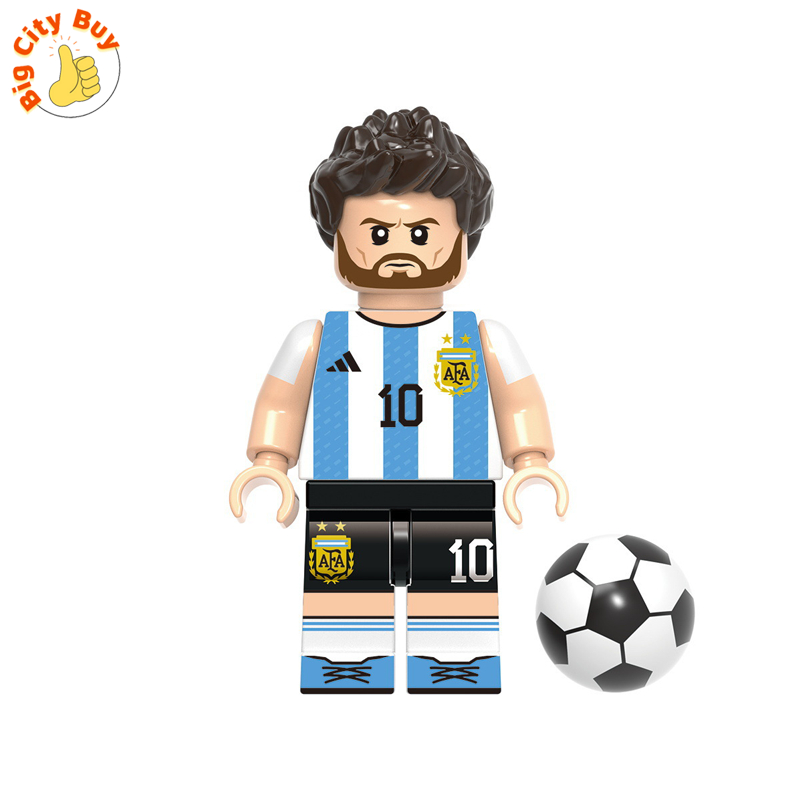 Mô hình cầu thủ bóng đá (Tặng kèm đế + Bóng)