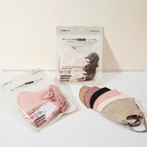 Thùng khẩu trang Unicare 6D Pro Mask 180C - Tặng Thêm 20c - FREESHIP_thumbnail_15