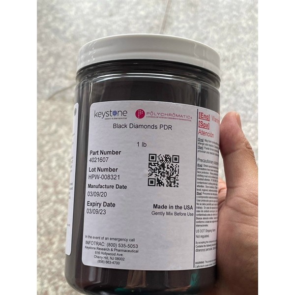 Bột màu - Keystone - Black Diamonds PDR - 4021607 - 50gram