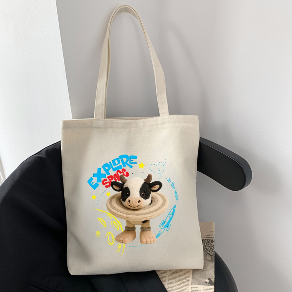 Túi tote in hình Brainrot - Túi vải canvas kích thước 33x37cm đựng vừa A4  và laptop - TOTE25_thumbnail_6