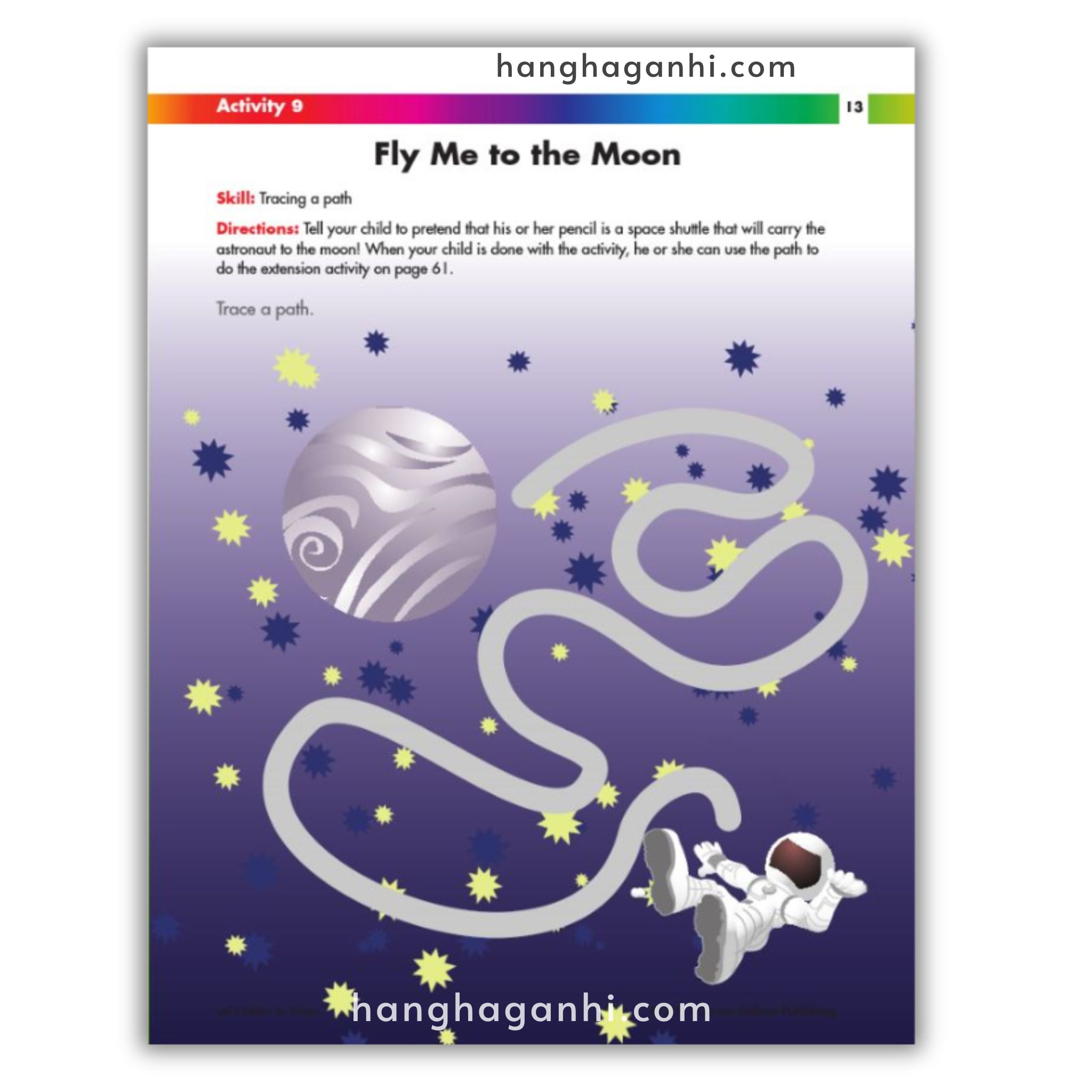 Spectrum 2+ Lets Learn to Trace for Early Years, sách Mỹ cho bé_thumbnail_13