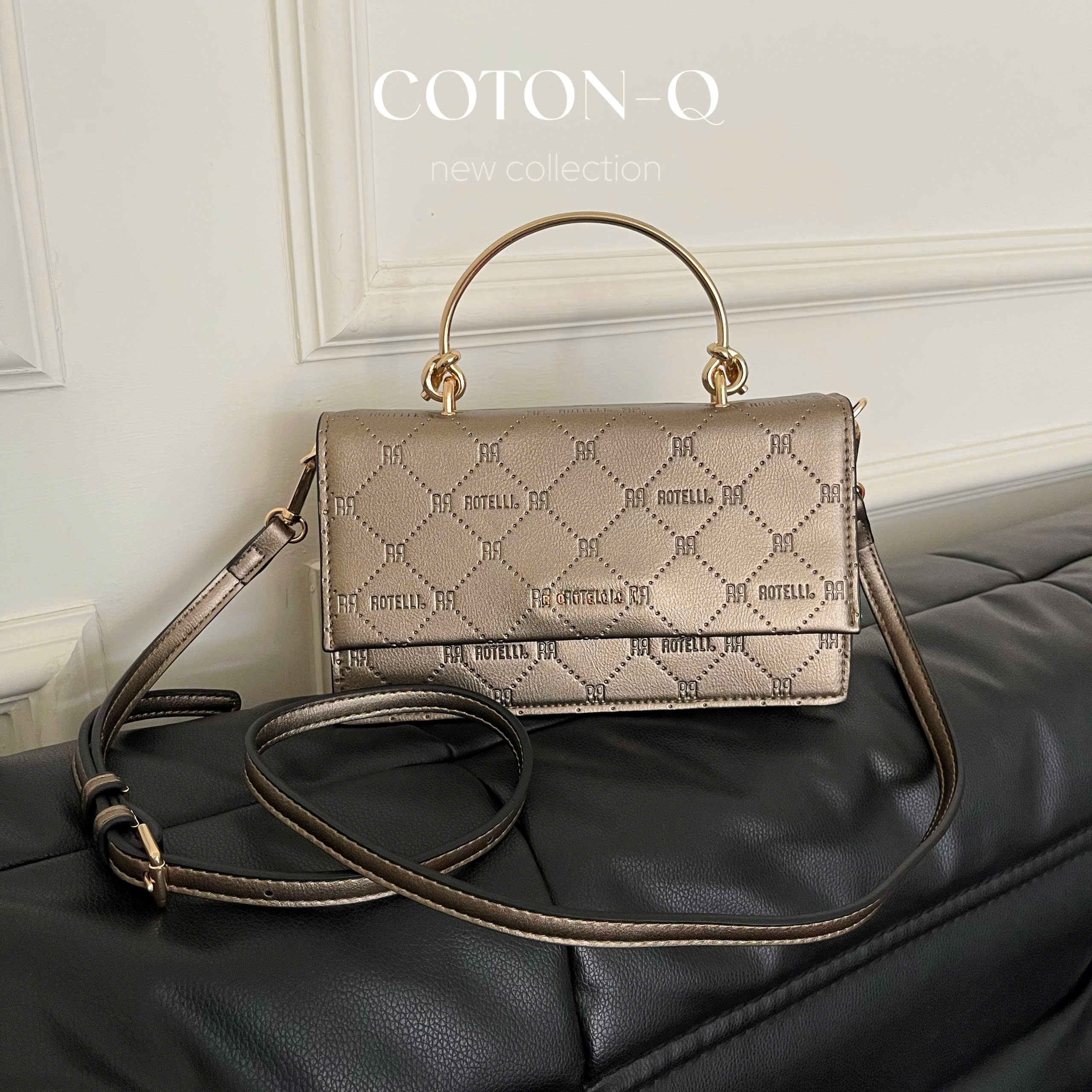 HL336 Túi xách nữ ( NÂU ĐỒNG )