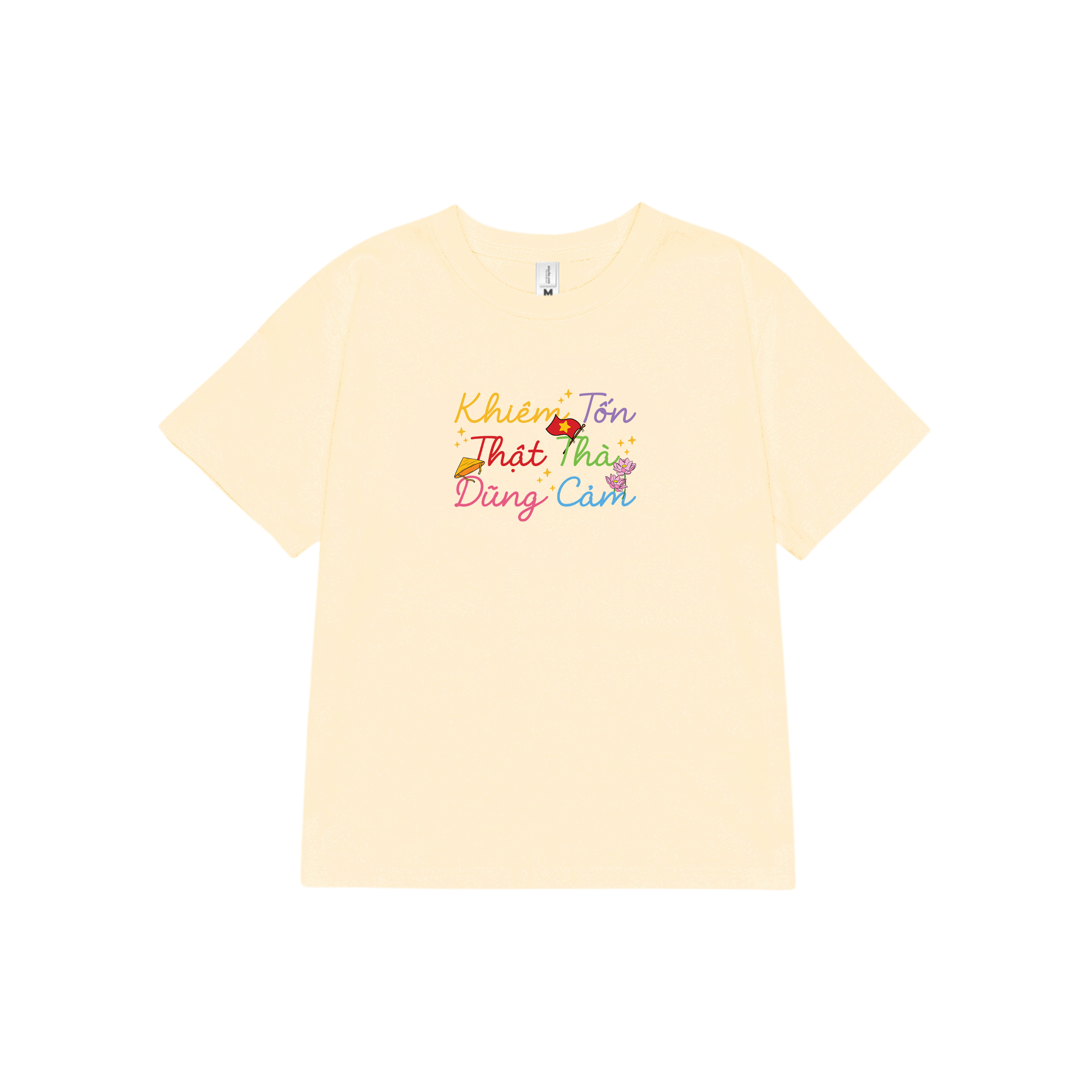 Áo baby tee ôm eo Việt Nam tôi yêu 2129 Miucho cổ tròn vải cotton 4c co giãn thoáng mát in mix_thumbnail_6